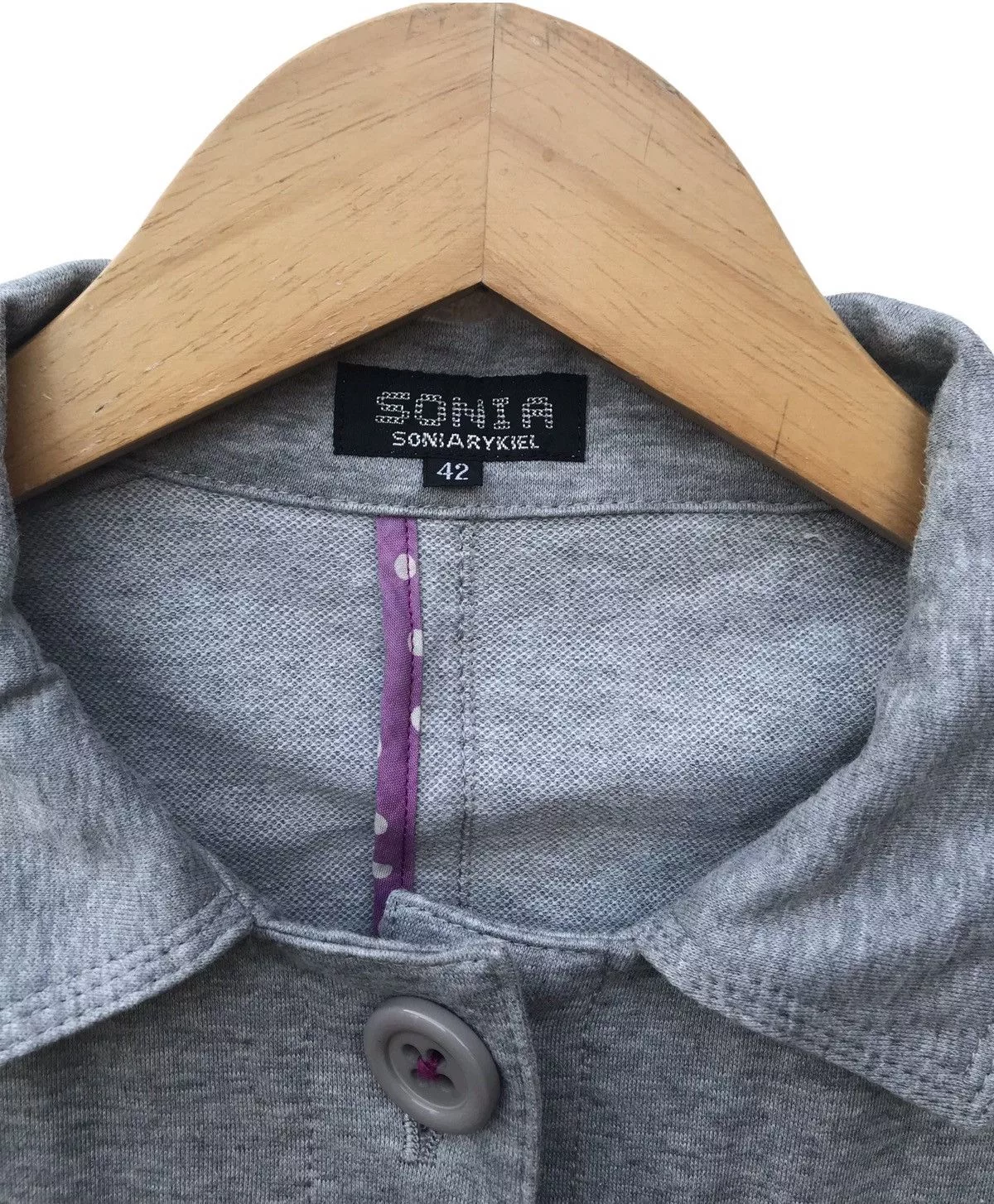 Sonia Rykiel Sweaters Sonia Rykiel Grey Multipocket Coat Gray