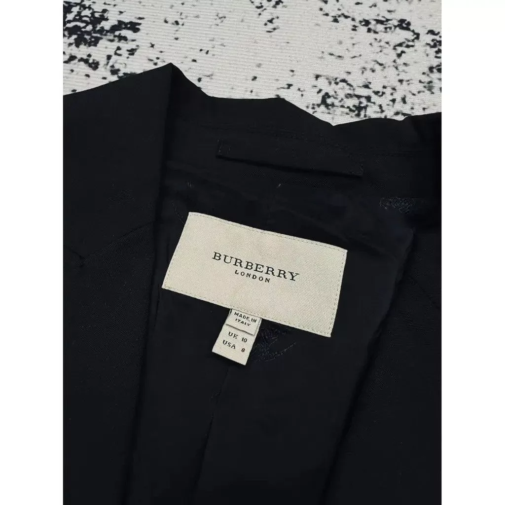 Burberry Coats Burberry Suit Jacket Black Size Uk 10