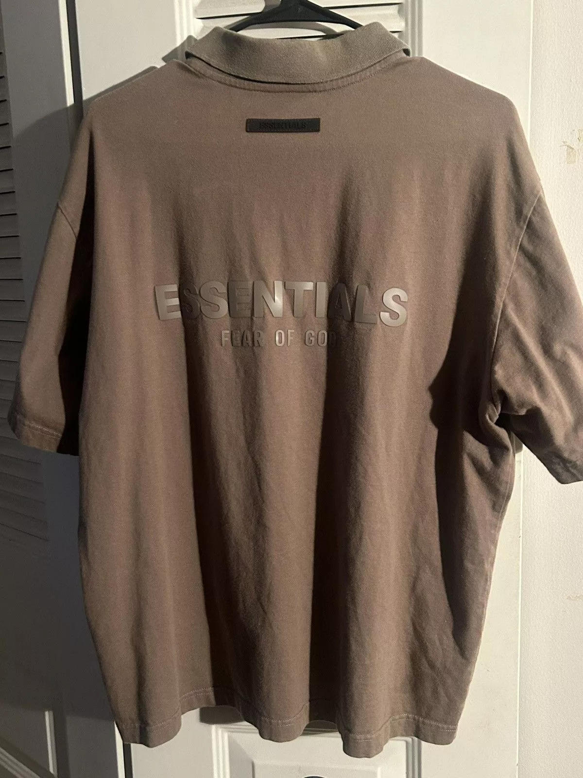 Essentials Polos Essentials Polo w/ Back Logo Brown