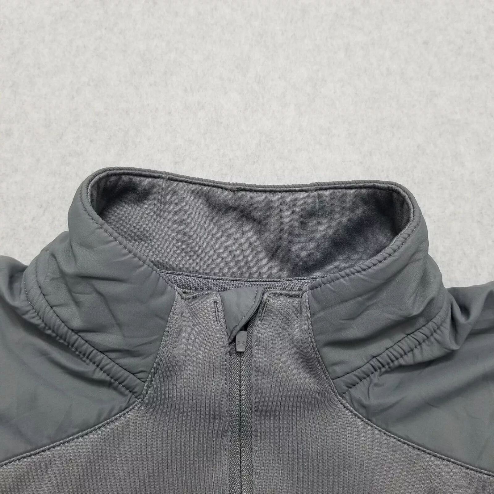 Under Armour Light Jackets Under Armour Track Jacket Mens Medium Zip Pockets Golf Gray
