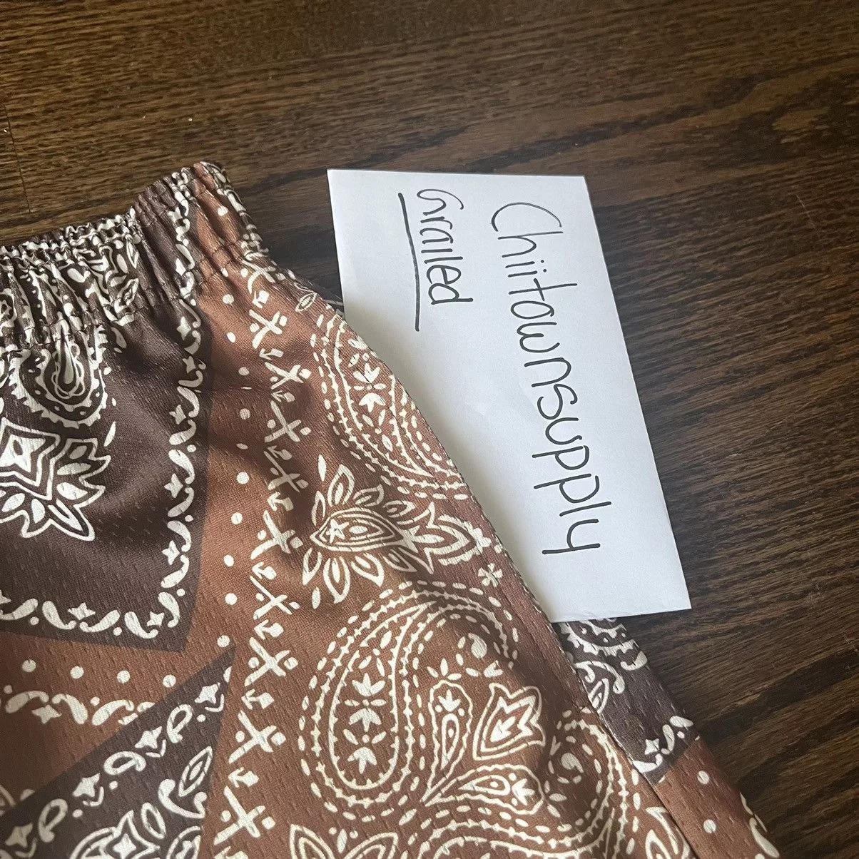 Bravest Studios Shorts Bravest Studios Bravest Studio Brown Paisley Size Large