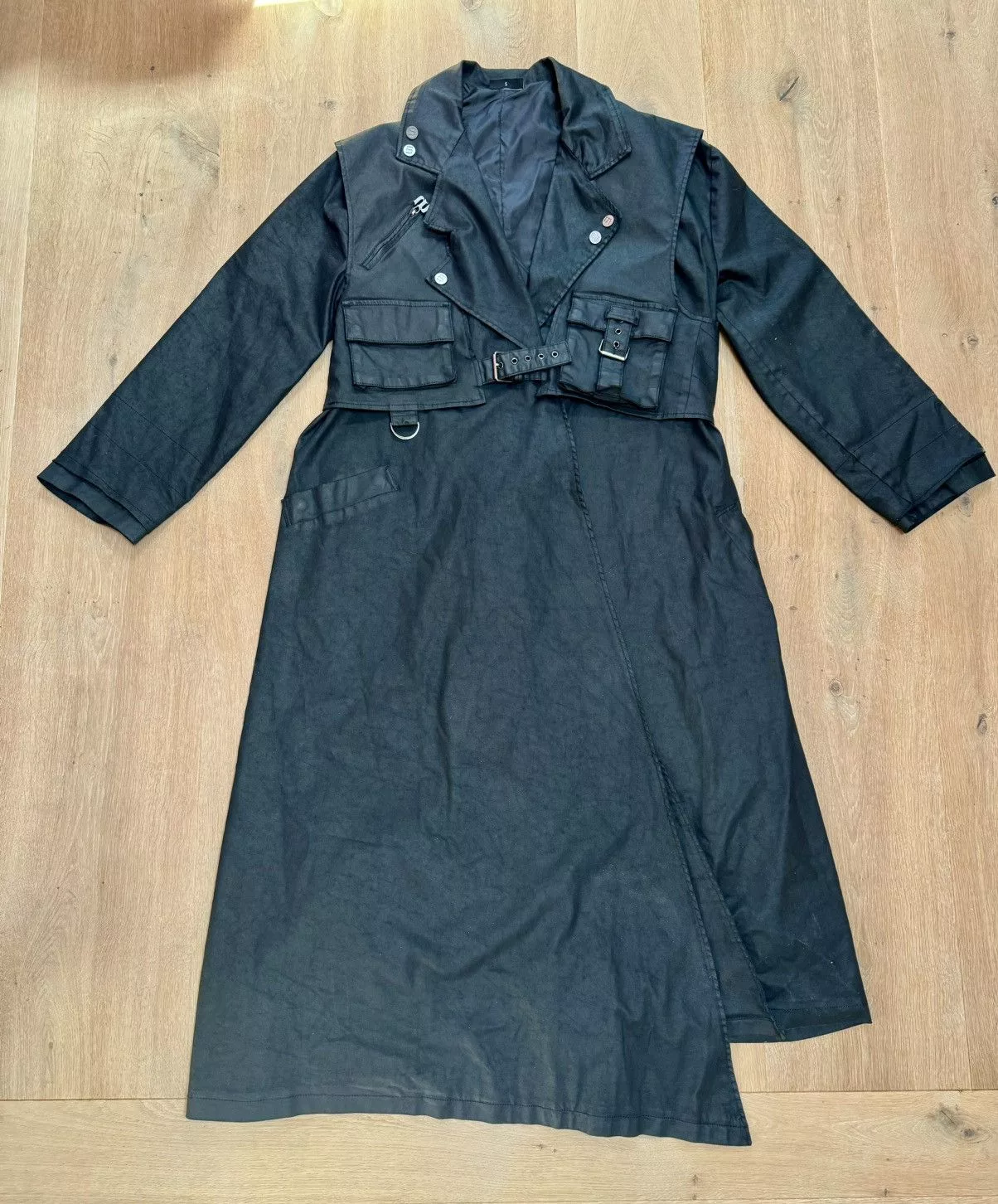 Unvain Studios Heavy Coats Unvain Studios Waxed Coat S Black