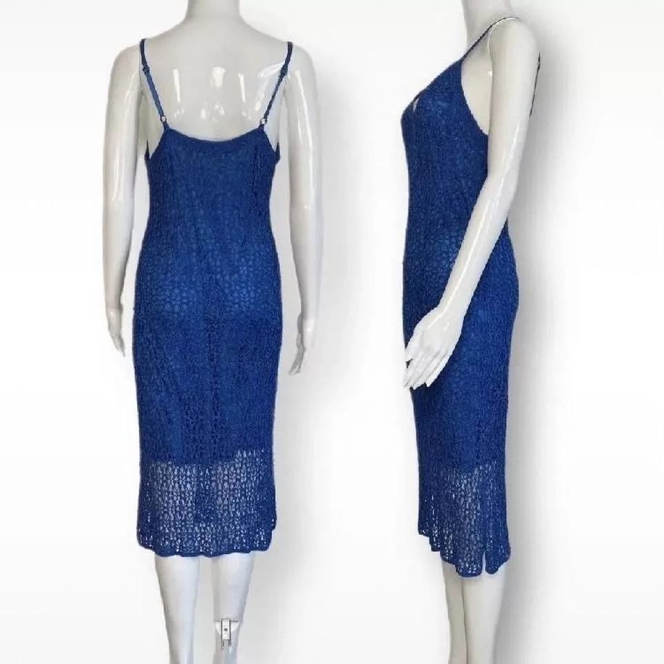 Other Midi Dresses Other Blue Promdress