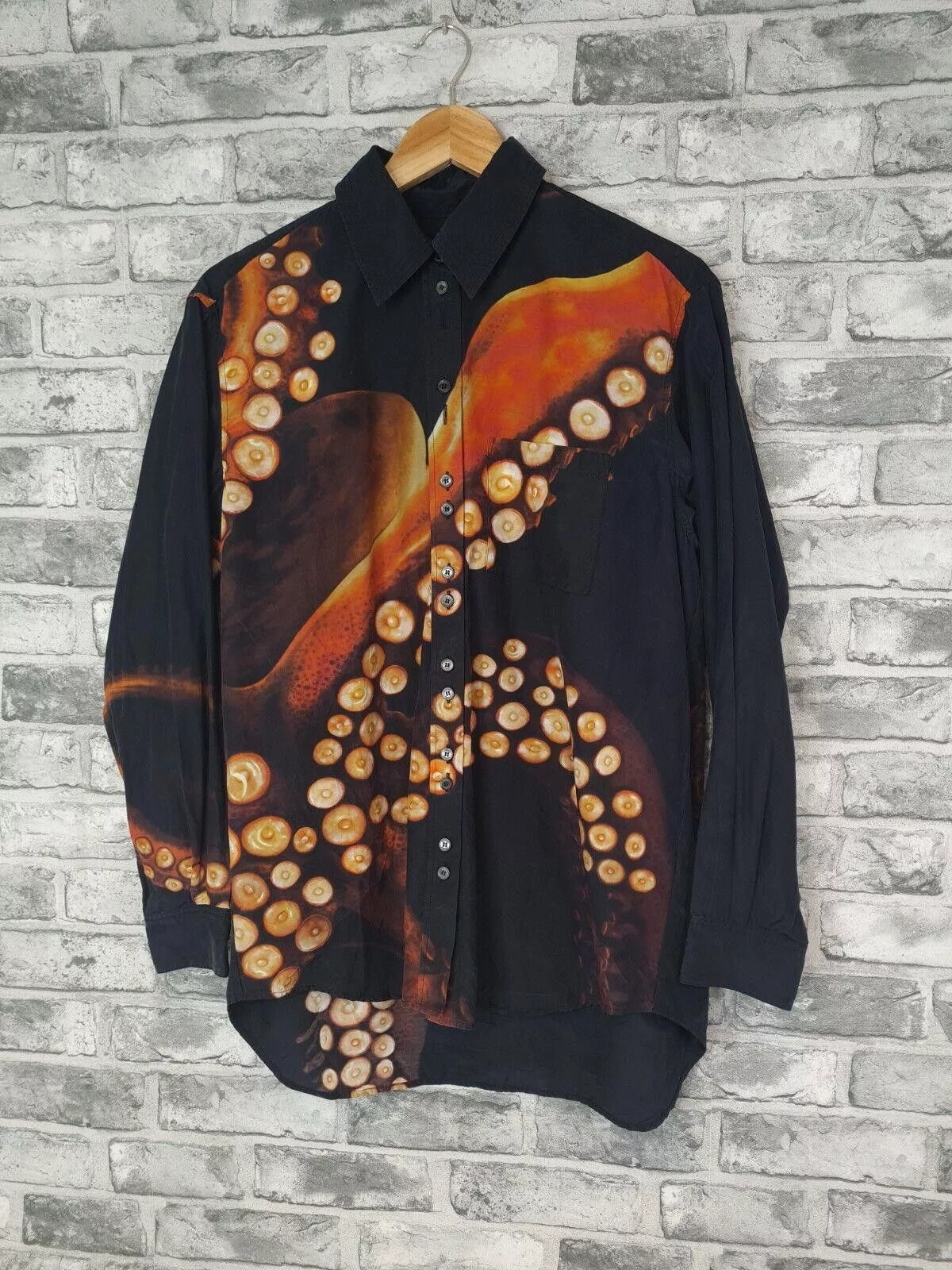 Burberry Blouses Burberry shirt 6 8 10 12 Limited Ed Giuntini Spa Octopus Black