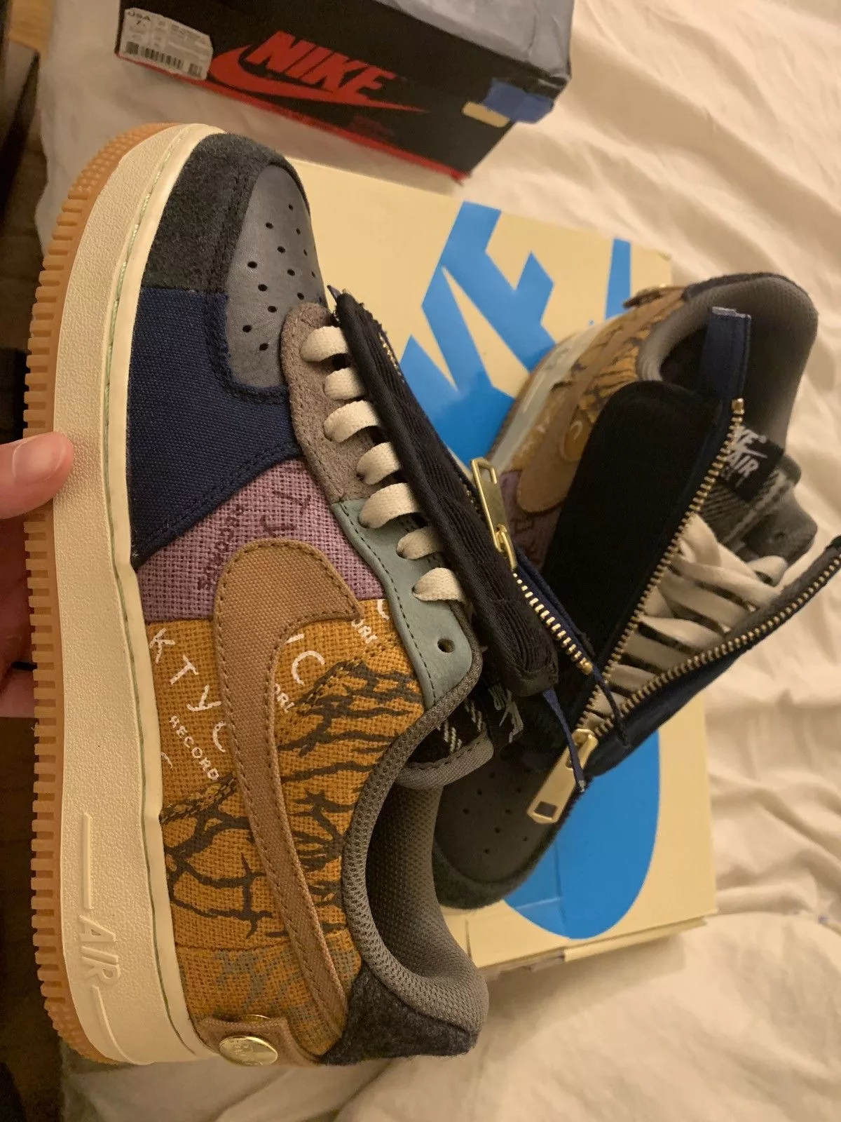 Nike Low Top Sneakers Nike × Travis Scott Air Force 1 low/cactus jack Multi