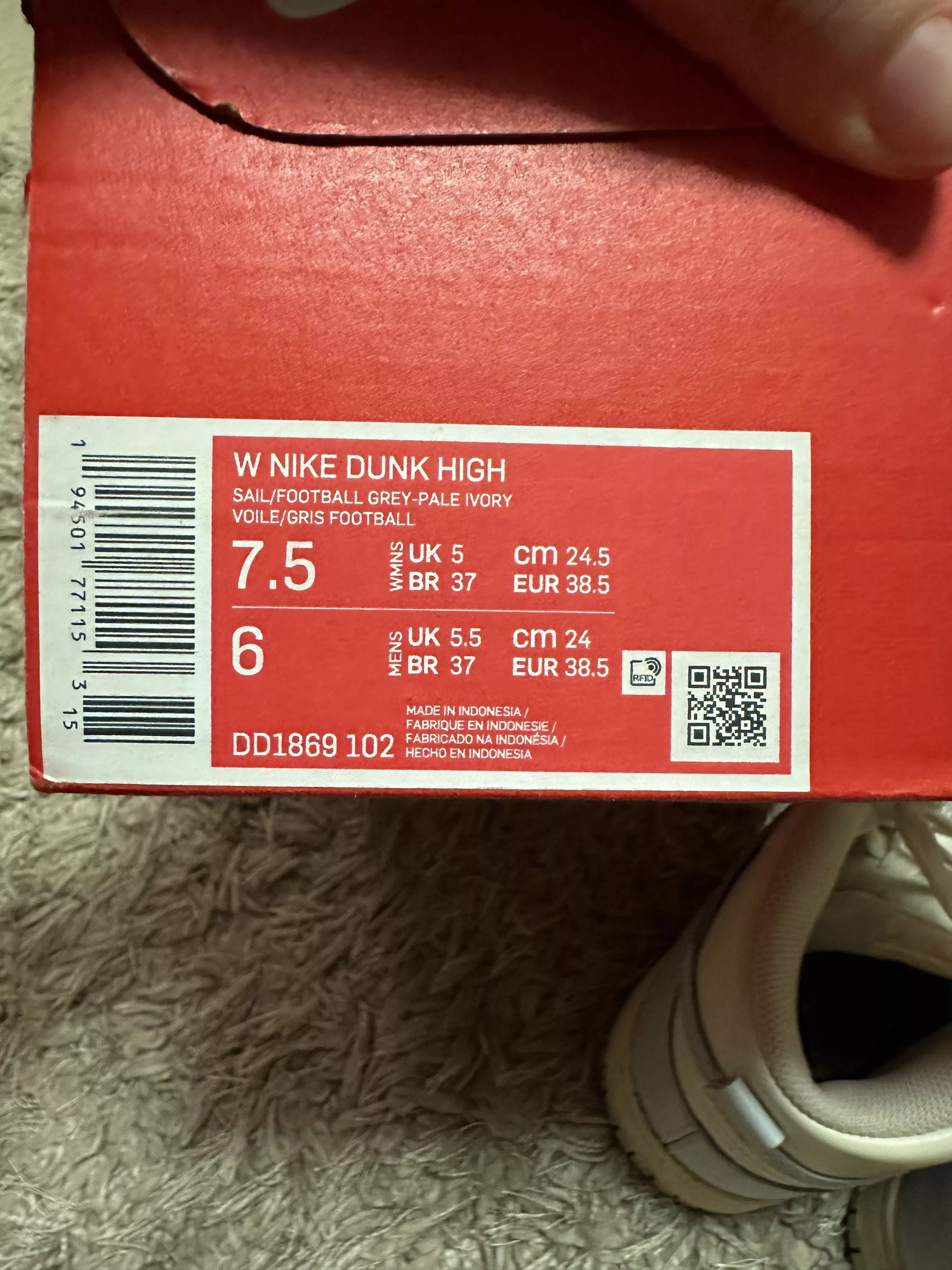 Nike Hi Top Sneakers Nike Dunk High White