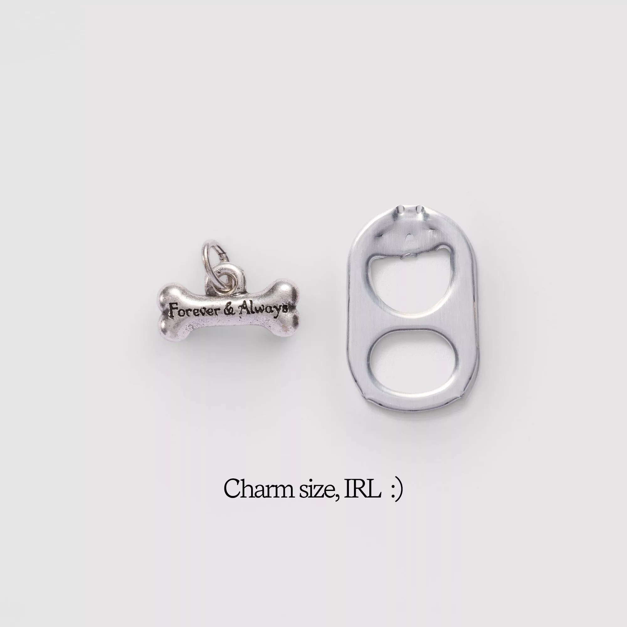 Forever & Always Bone Charm