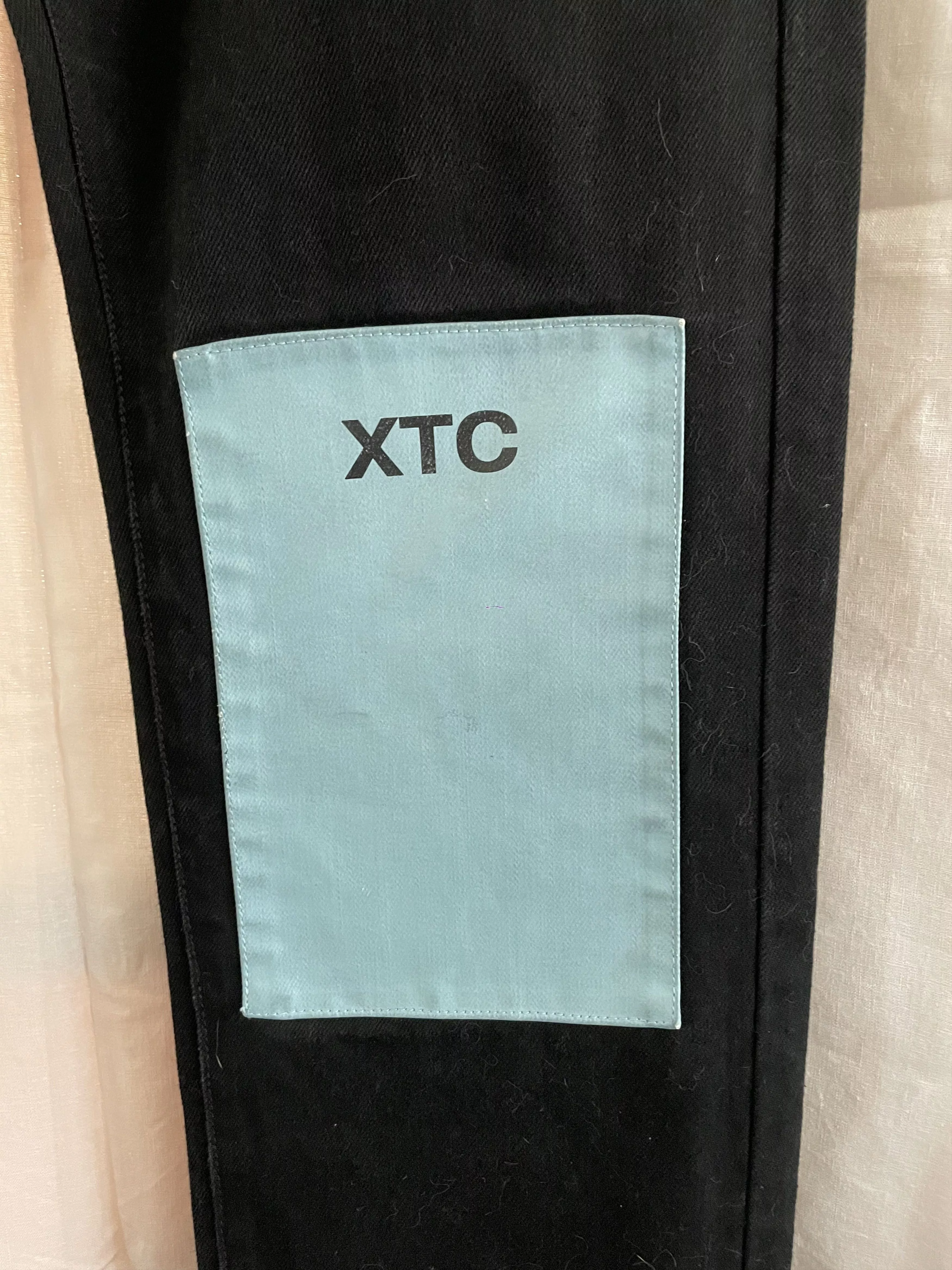 Raf Simons Denim Raf Simons LSD XTC Straight Jeans FARFETCH Black