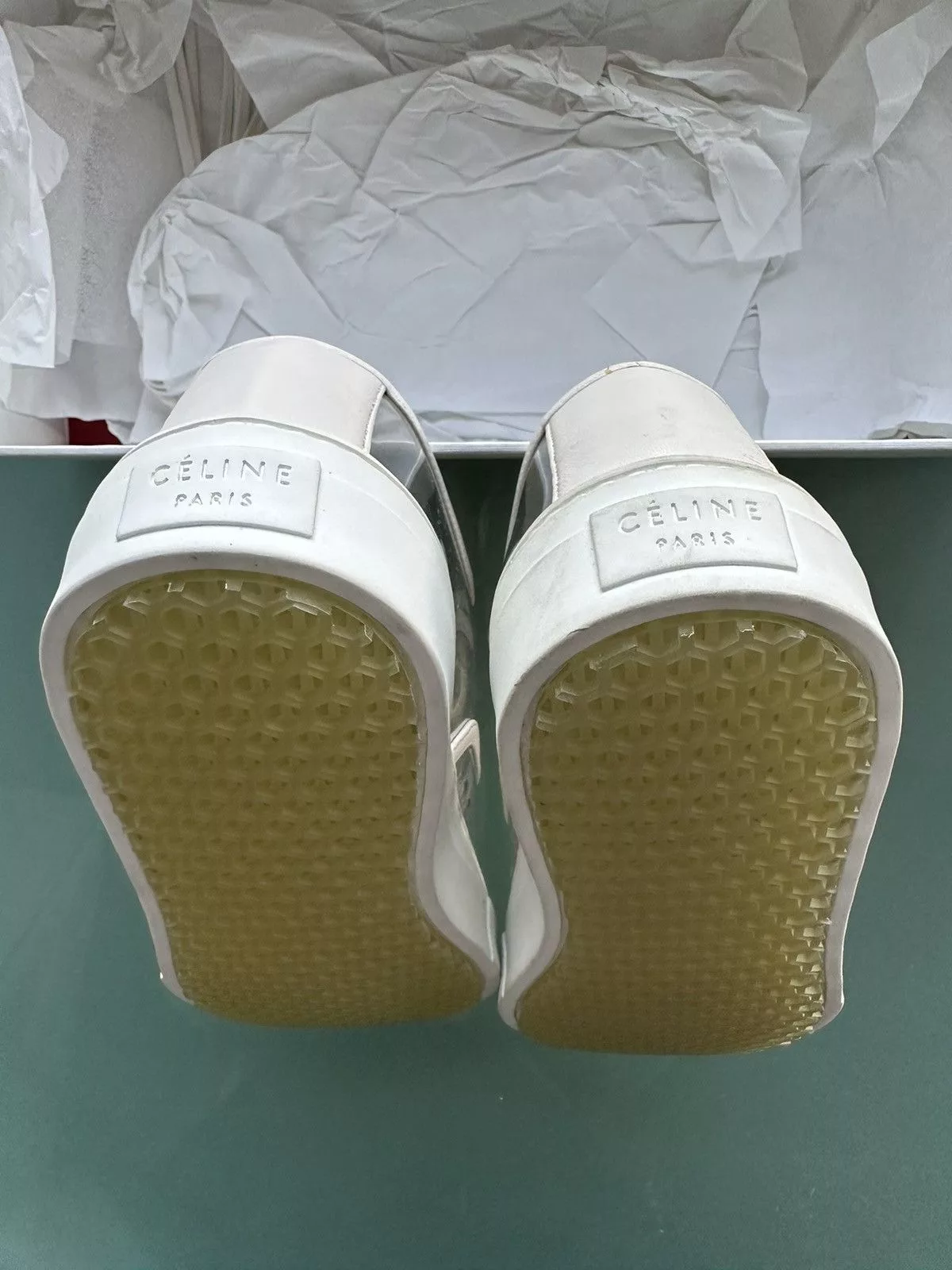Celine Flats Celine Phoebe Philo " archive" flats White