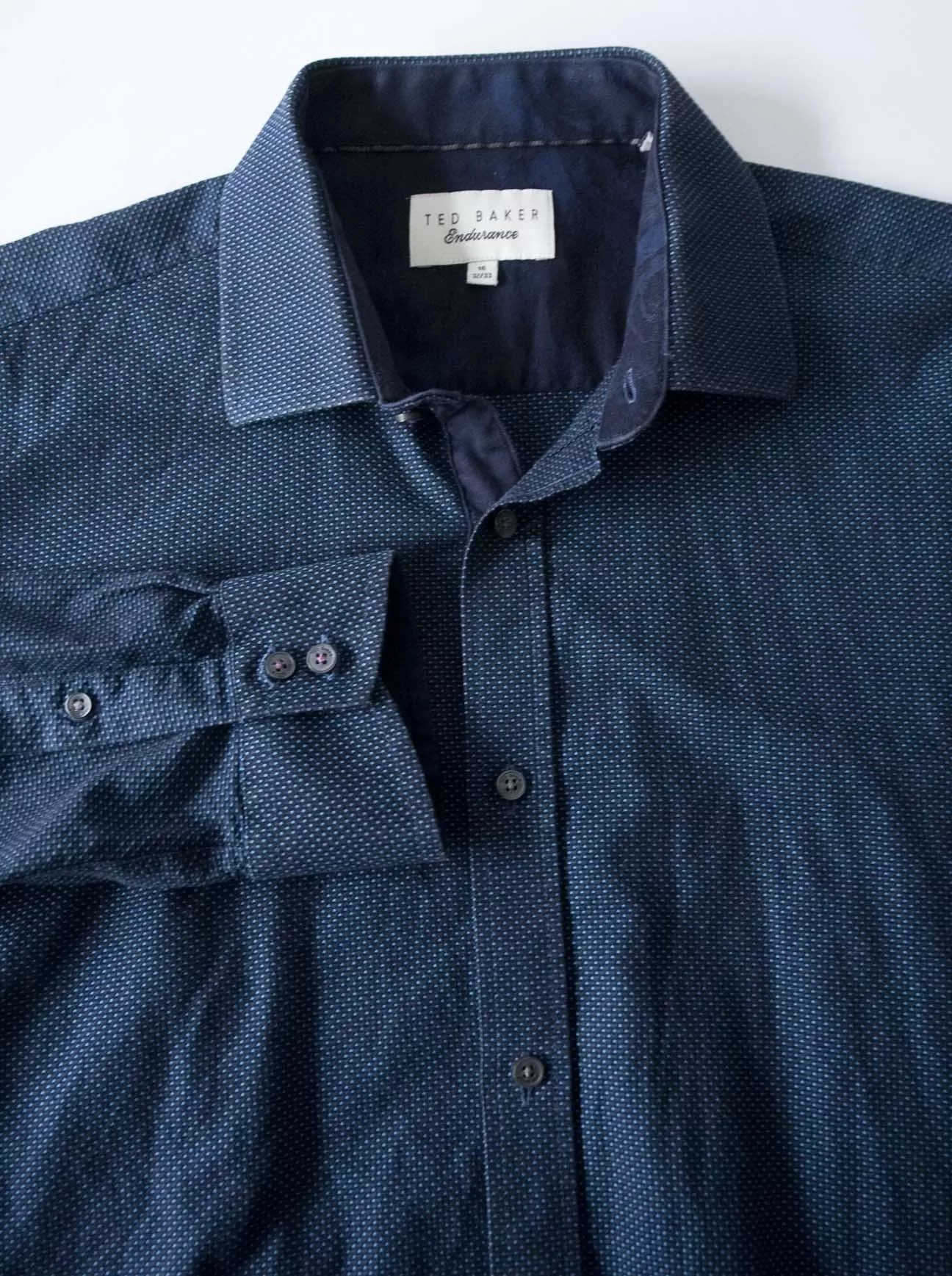 Ted Baker Shirts Button Ups Ted Baker Endurance Shirt Size 16/L Blue