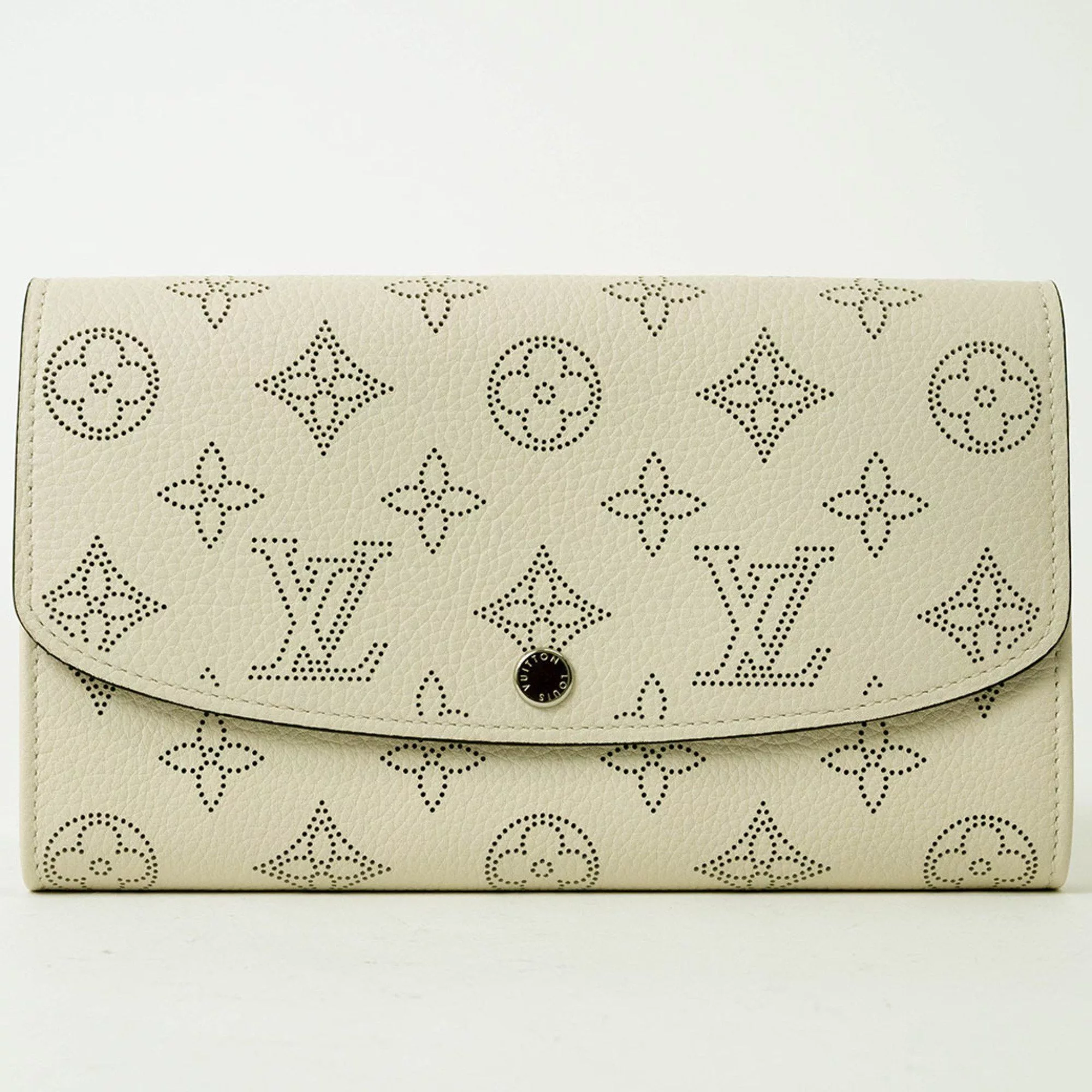 Louis Vuitton Wallets Louis Vuitton Portefeuille Iris Bi-fold Long Wallet Ivory Cream M60177 Women's LOUIS VUITTON Beige