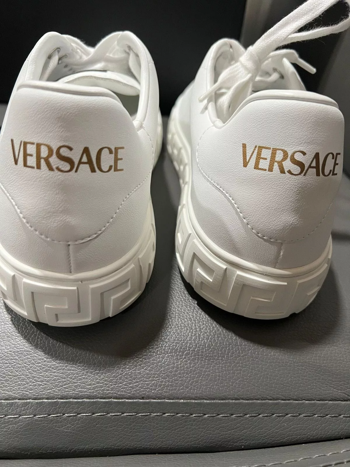 Versace Low Top Sneakers Versace Greca sneakers White