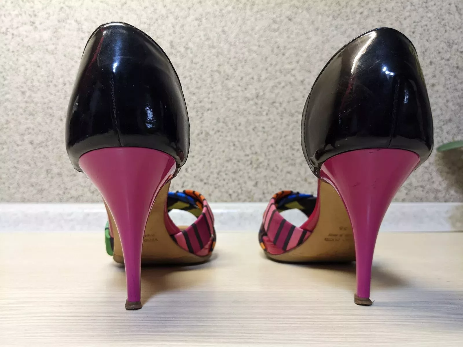 Giuseppe Zanotti Heels GIUSEPPE ZANOTTI DESIGN LEATHER MULES SIZE 36.5 Multi