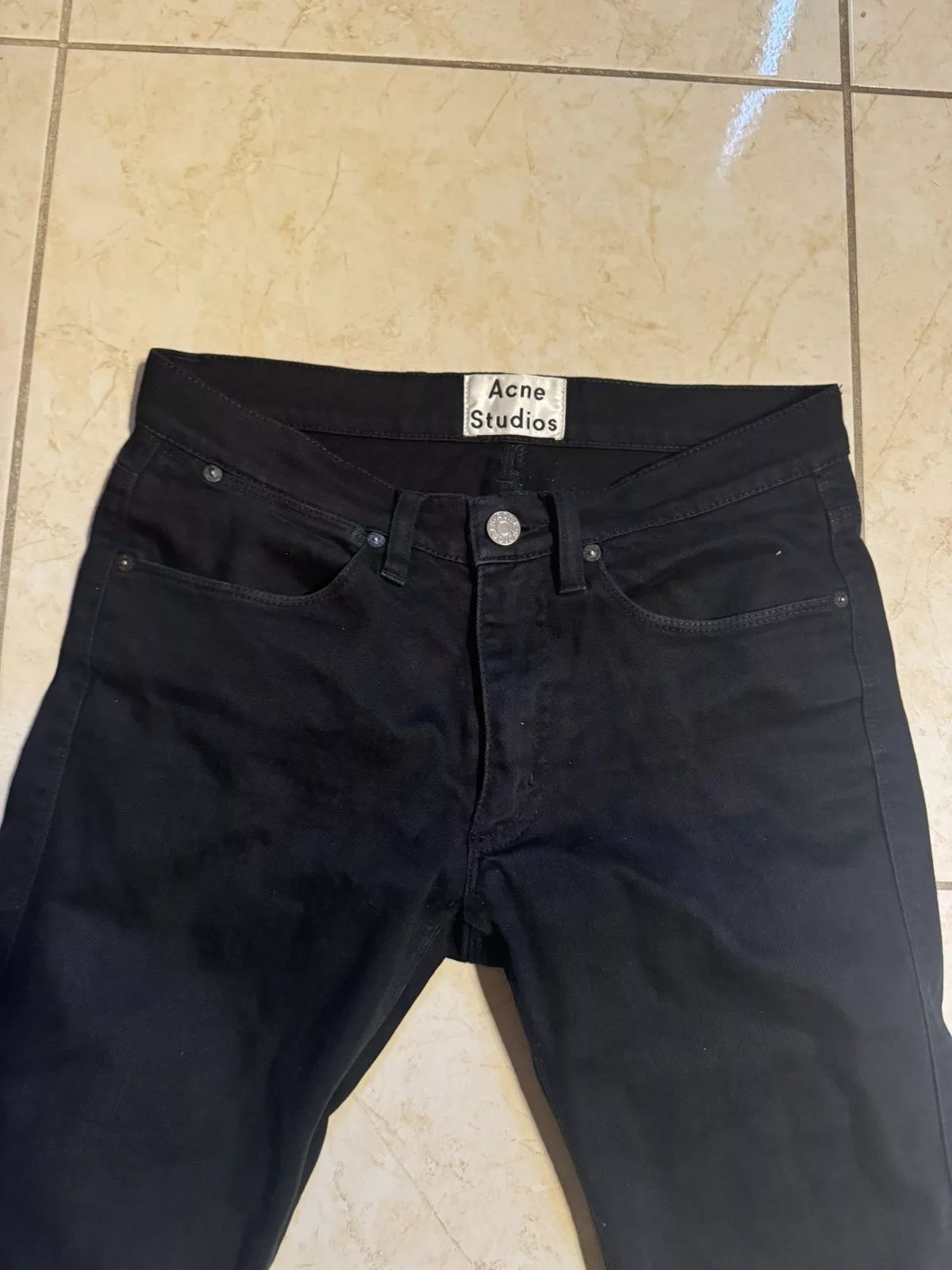 Acne Studios Denim Acne Studios Max Stay Cash Black
