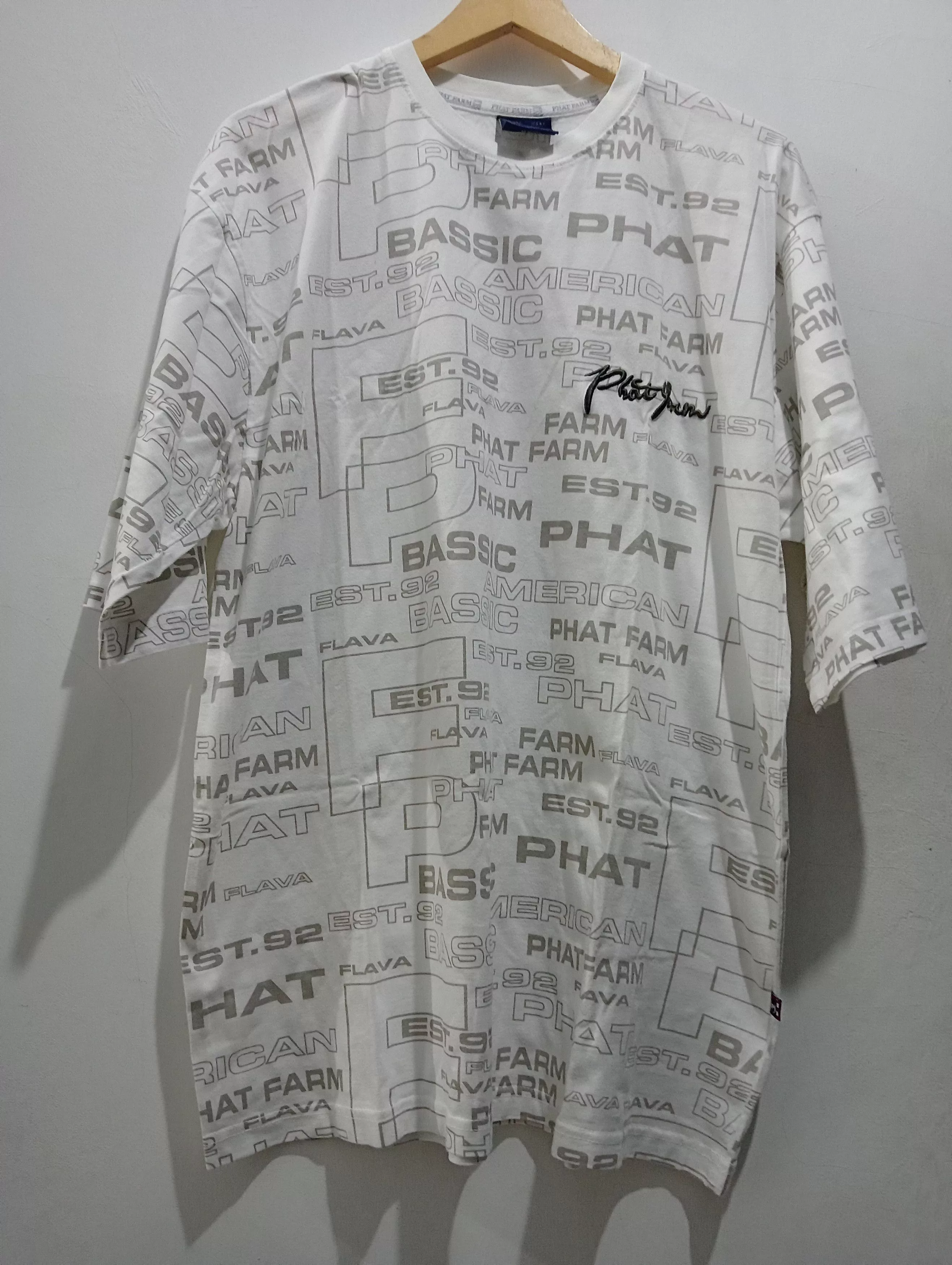 Phat Farm Short Sleeve T Shirts phat farm White