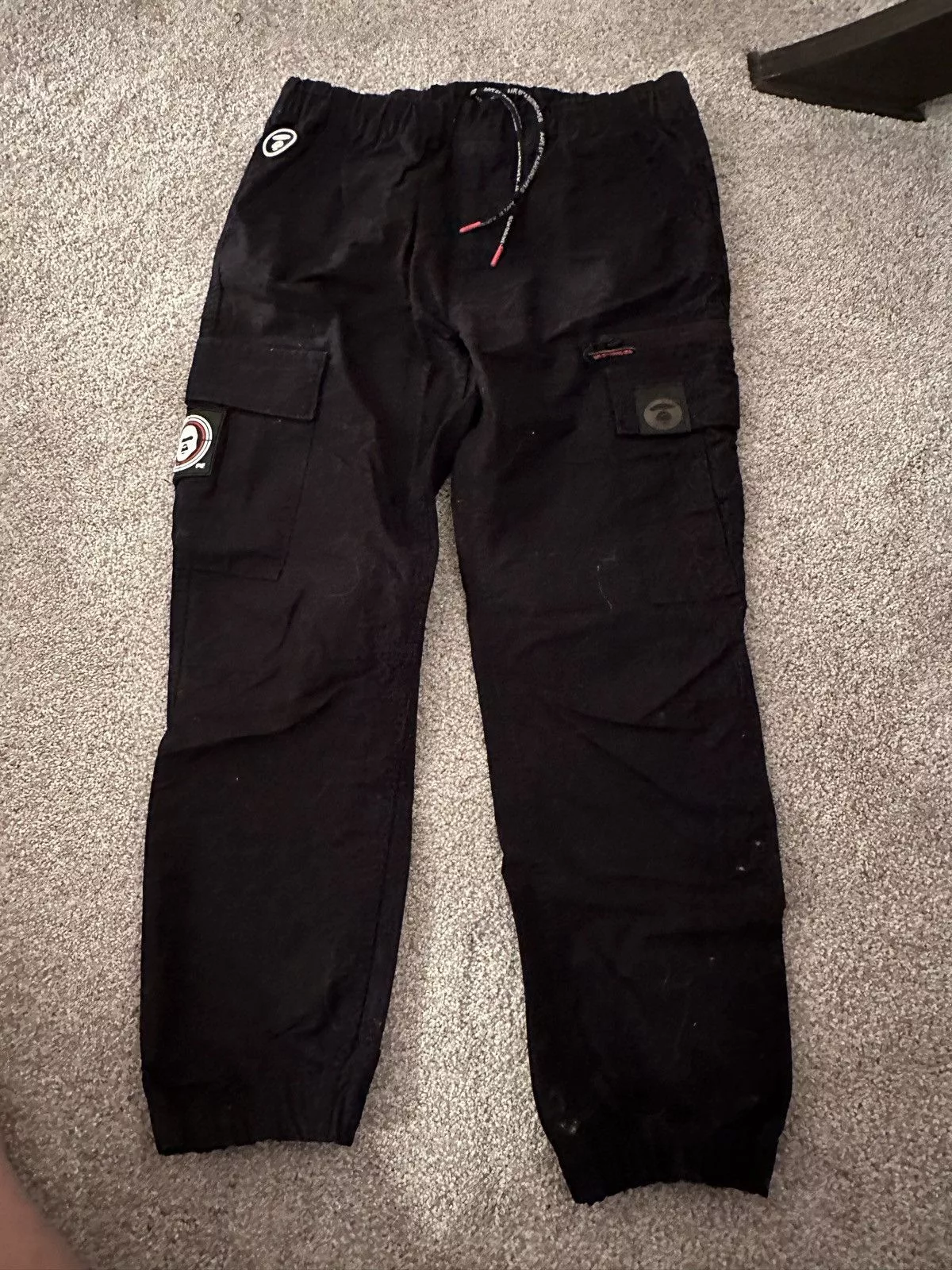 Aape Sweatpants Joggers Aape Cargo Pants Black