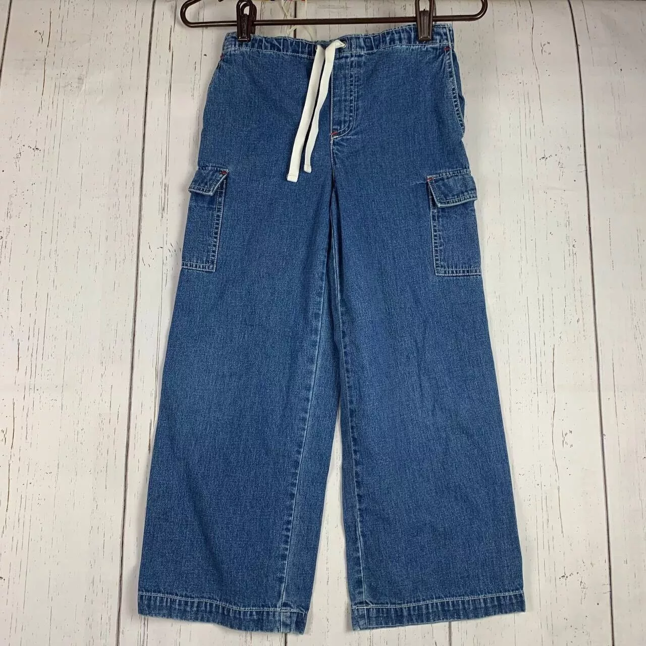 Gap Jeans GAP 7 Cargo Stretch Blue Jeans Pants Denim Women