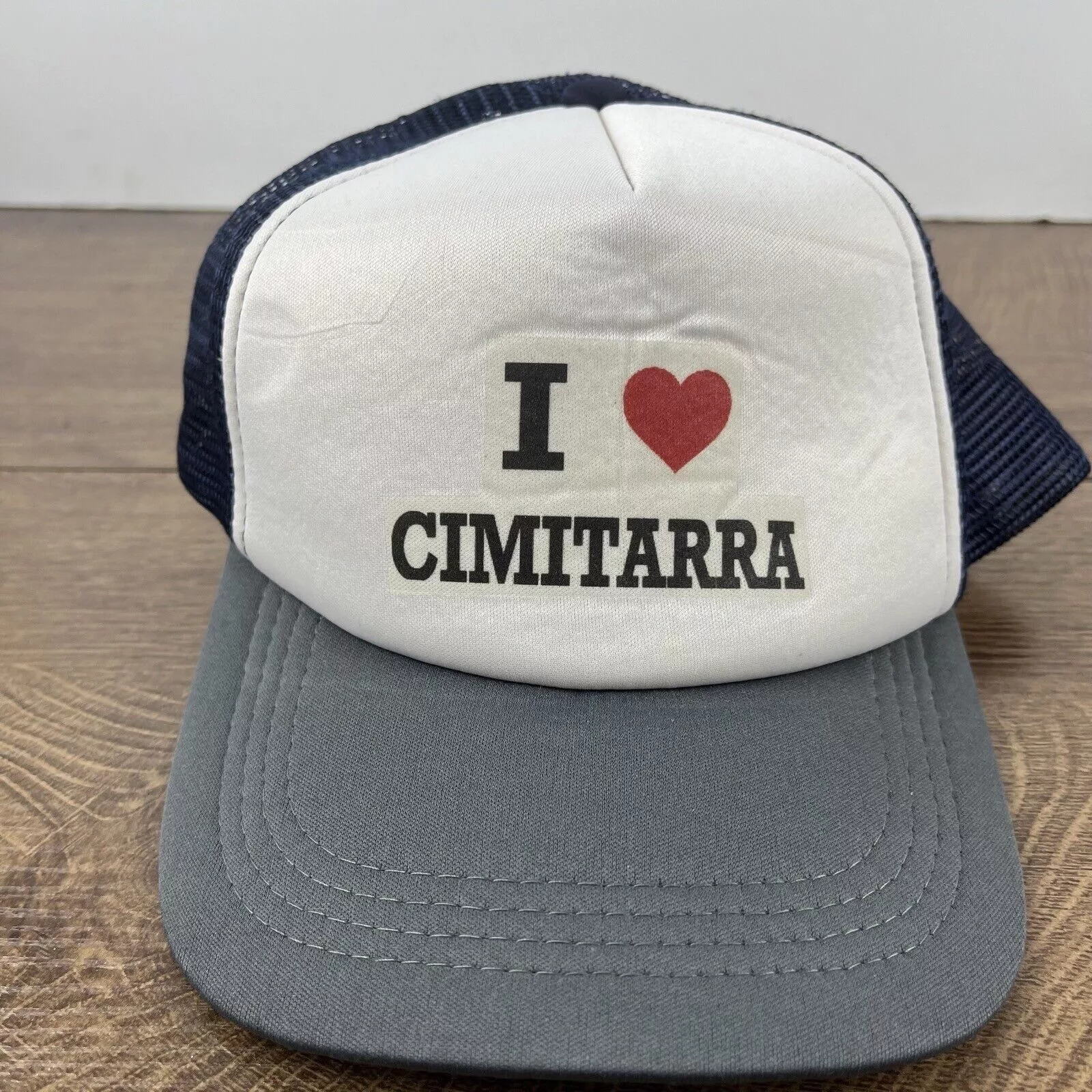 Other Hats Other Cimitarra Hat I Love Cimitarra Snapback Hat White Adjustable
