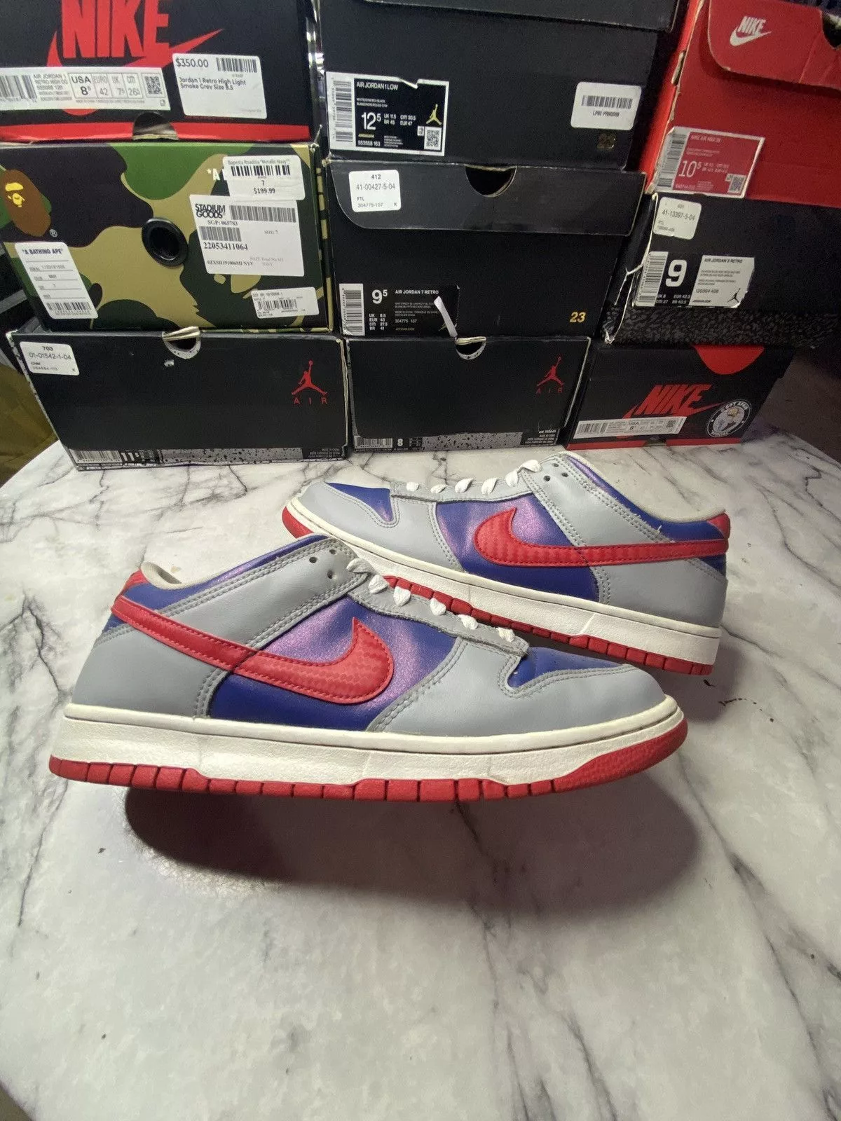 Nike Low Top Sneakers Nike Dunk low Samba Blue
