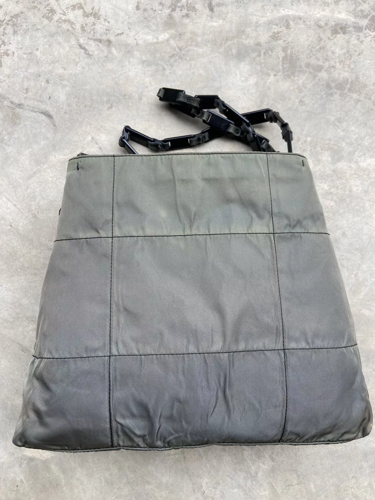 Prada Shoulder Bags authentic Prada Tessuto Shoulder Bag Green