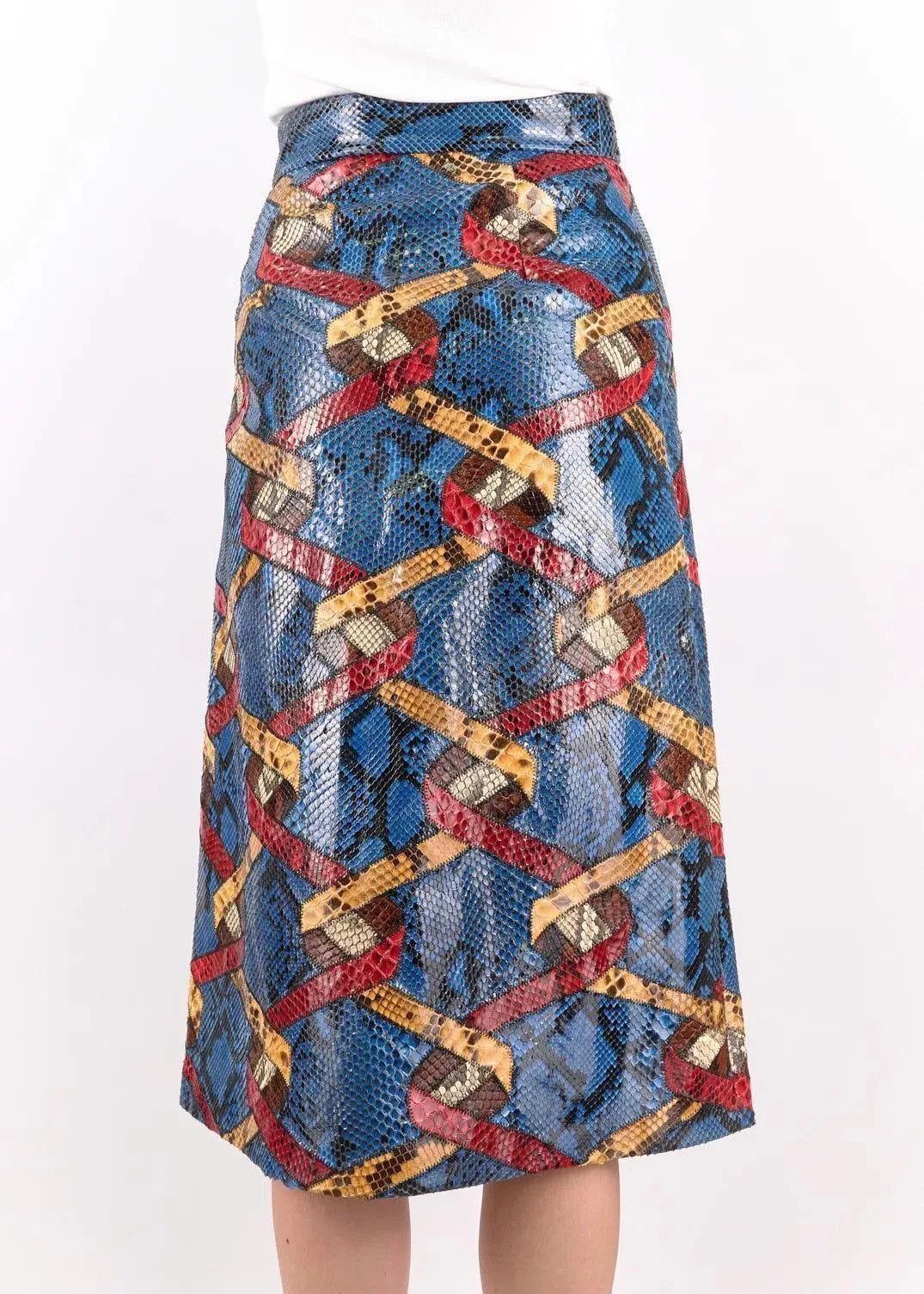 Gucci Midi Skirts NWT Gucci python skirt Blue