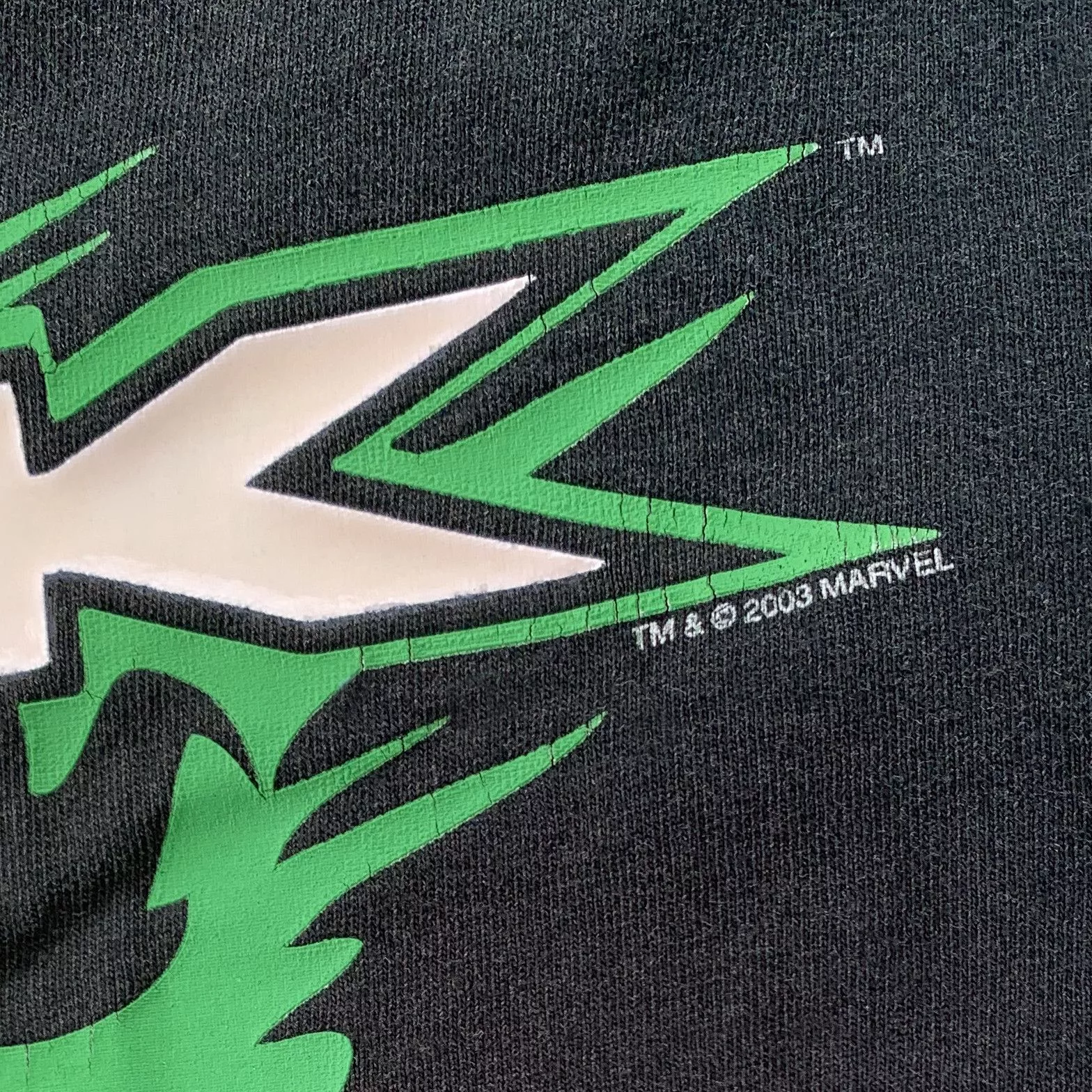 Marvel Comics Shirts Button Ups Marvel Comics Vintage 2003 HULK t shirt Marvel Movie Avengers Y2K Faded S Black Streetwear