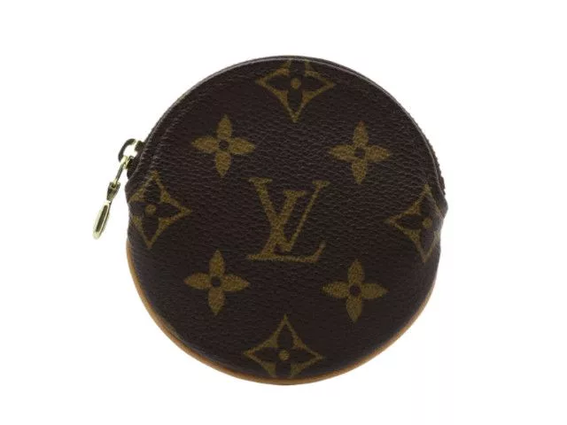 Louis Vuitton Wallets Louis Vuitton Monogram Canvas Brown Round Coin Purse