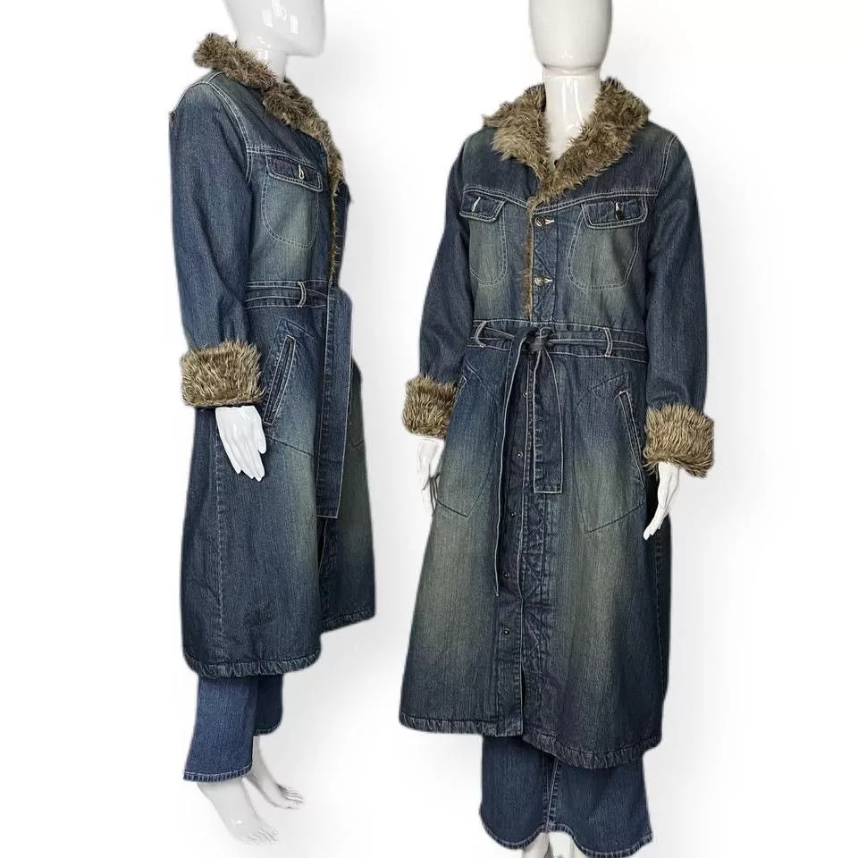 Other Coats Other Afghan Penny Lane Coat Blue