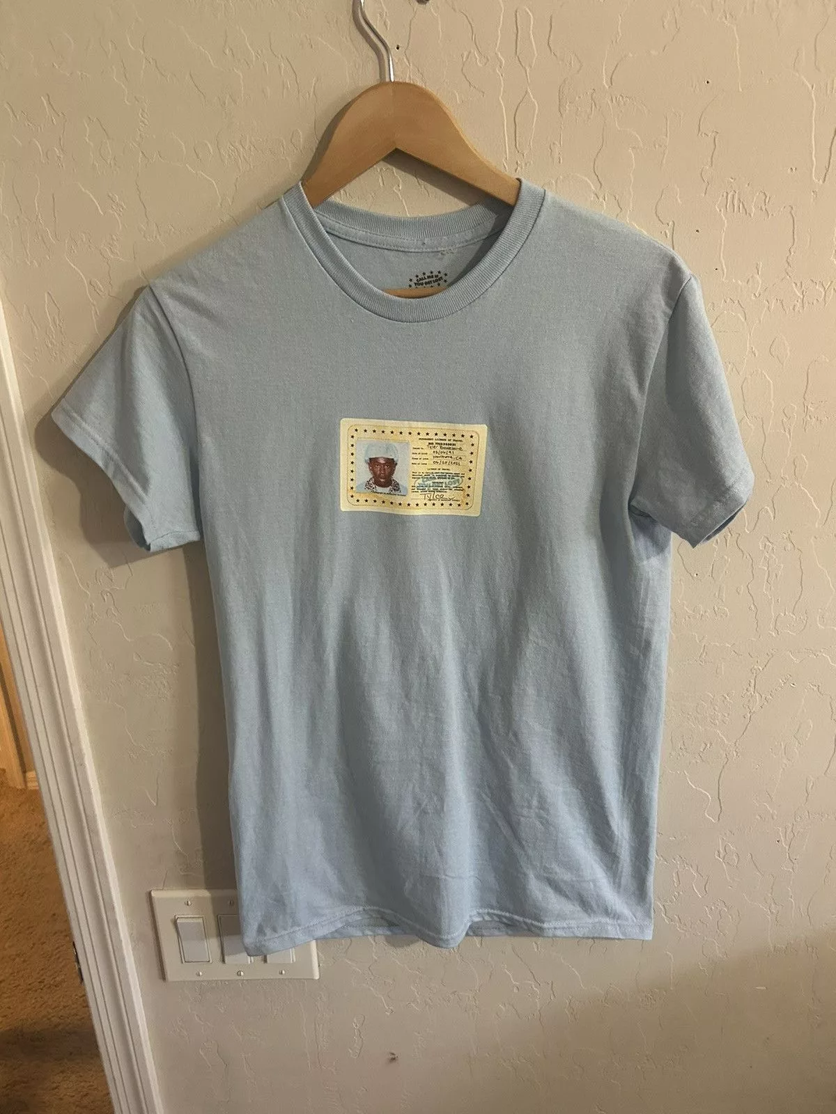 Golf Wang Short Sleeve T Shirts Golf Wang × Tyler The Creator Tyler The Creator Call Me If You Get Lost Tour Tee Blue