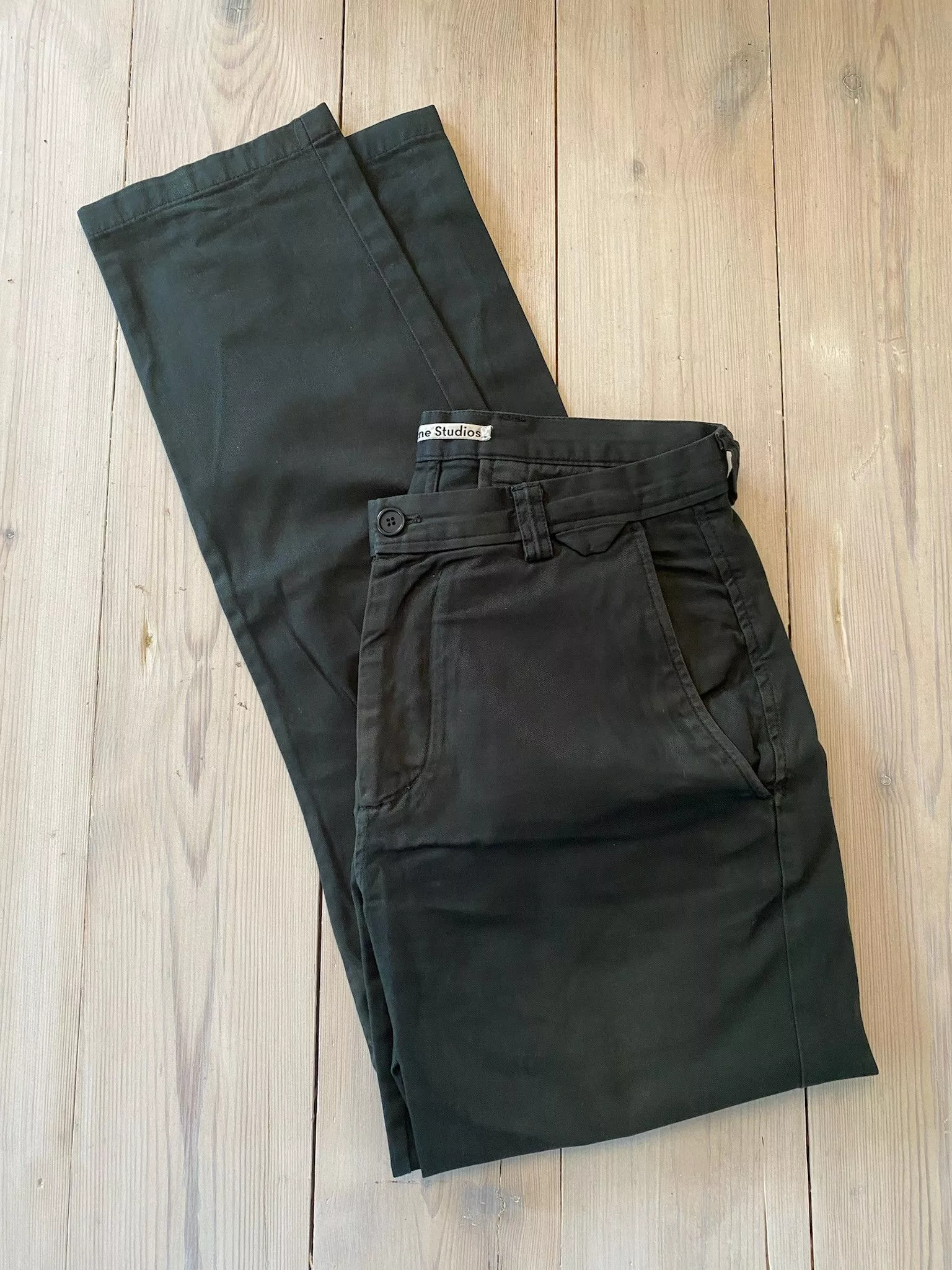 Acne Studios Casual Pants Acne Studios Chinos Green