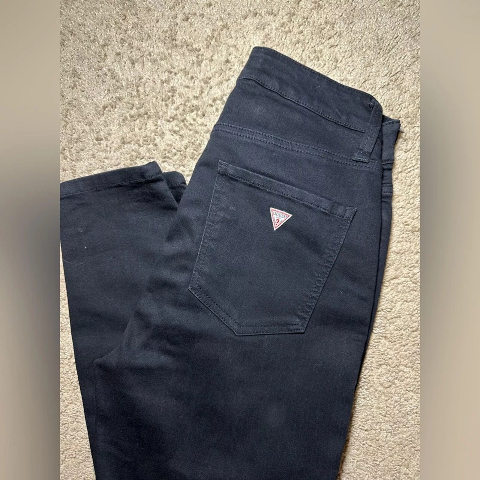 Guess Jeans Black Denim Skinny Jeans- Women’s Sz 27 EUC