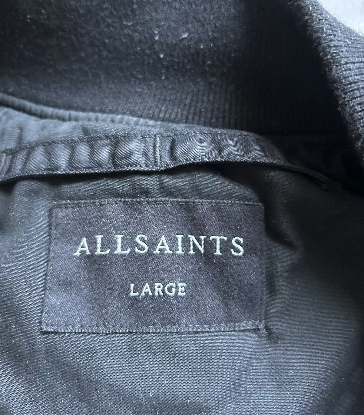Allsaints Bombers Allsaints bomber Black