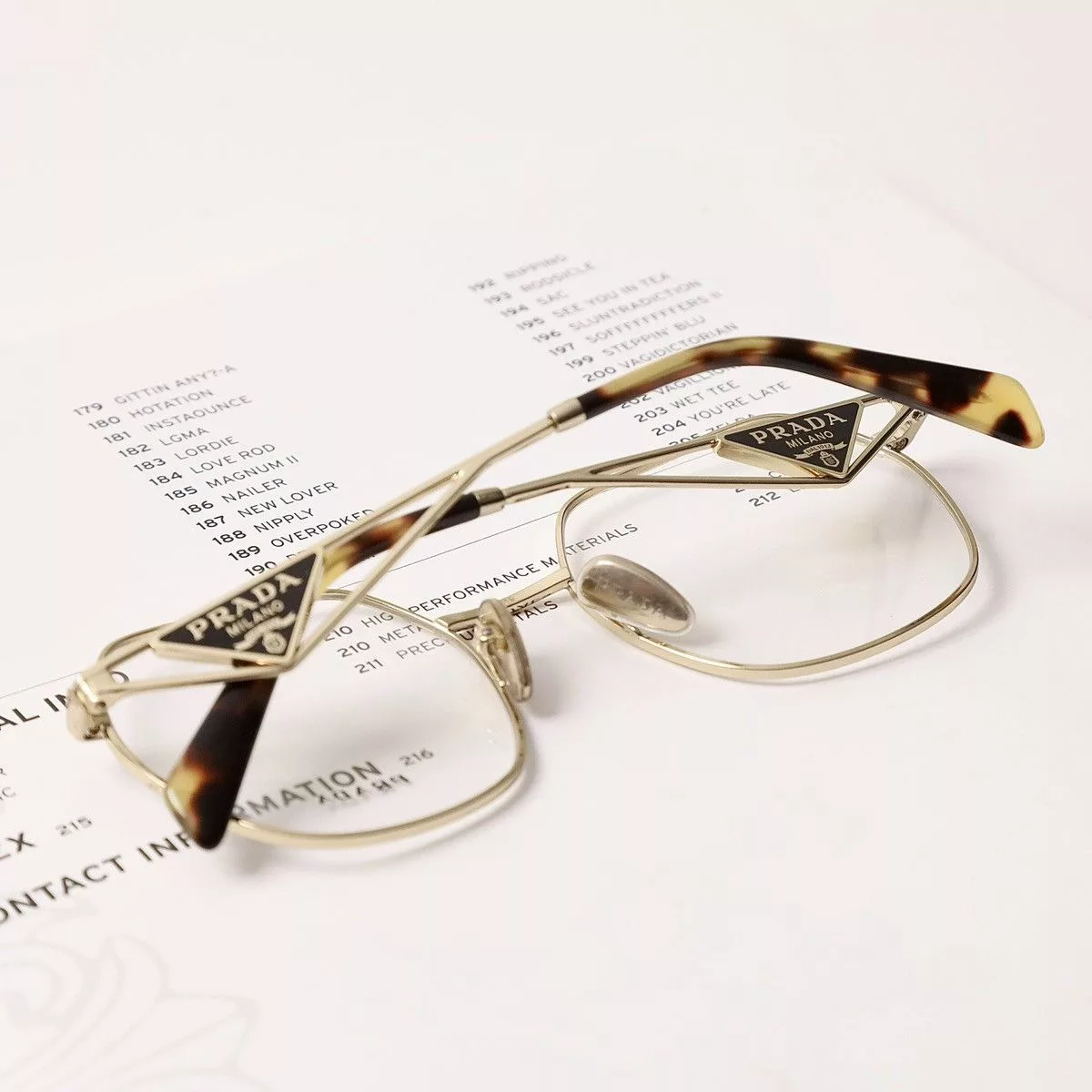 Prada Glasses PRADA 0PR 59ZV GLASSES Multi