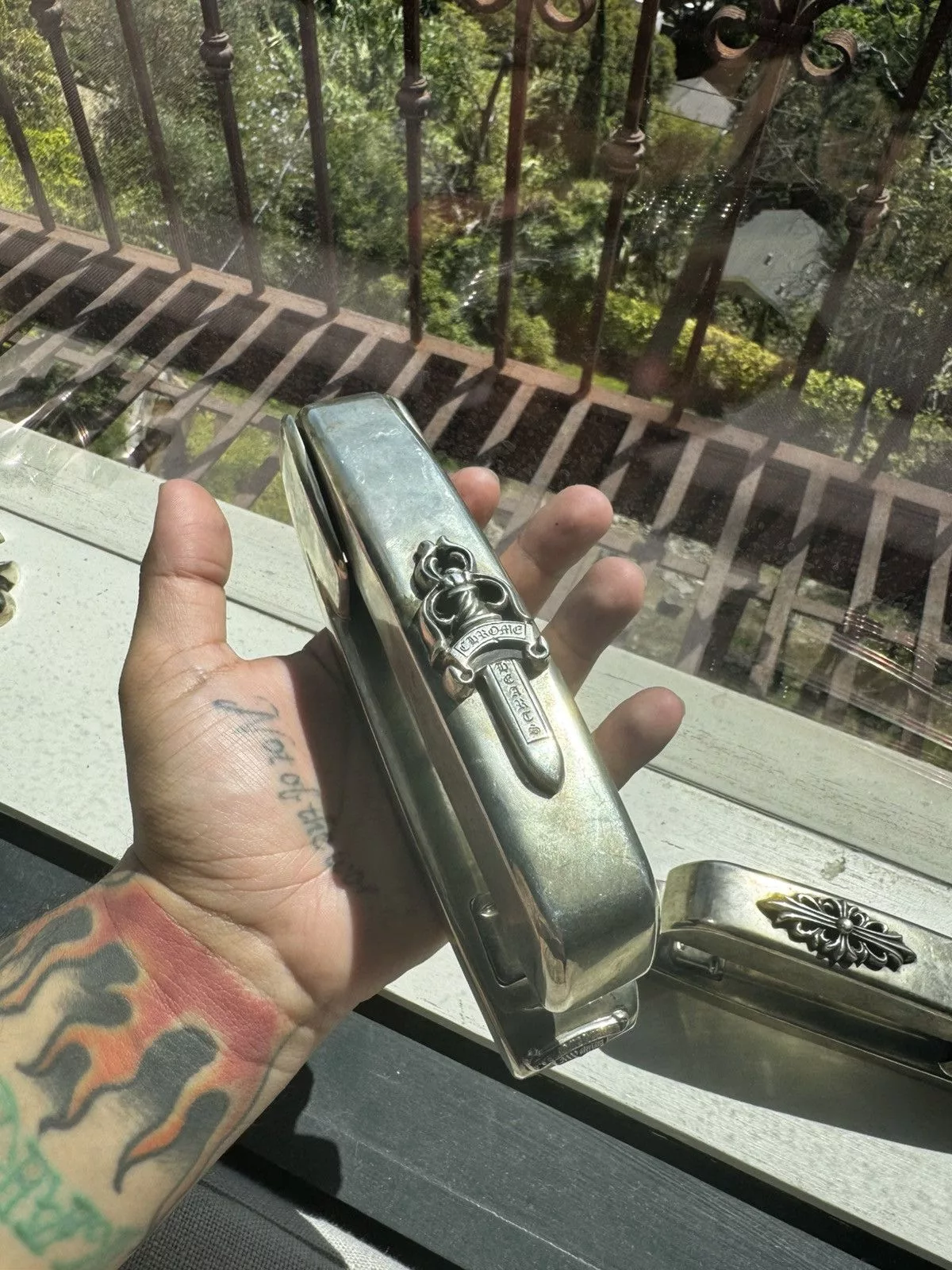 Chrome Hearts Miscellaneous Chrome Hearts Silver Dagger Stapler