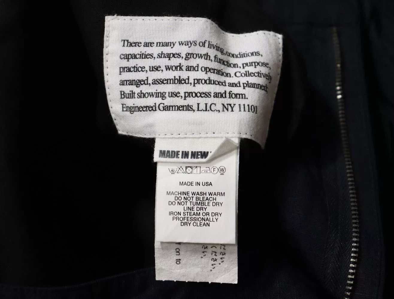 Engineered Garments Shorts Engineered Garments FA Pant Flight Shorts Blue