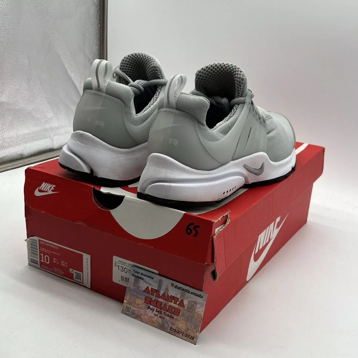 Nike Low Top Sneakers Nike Air presto light smoke grey Red