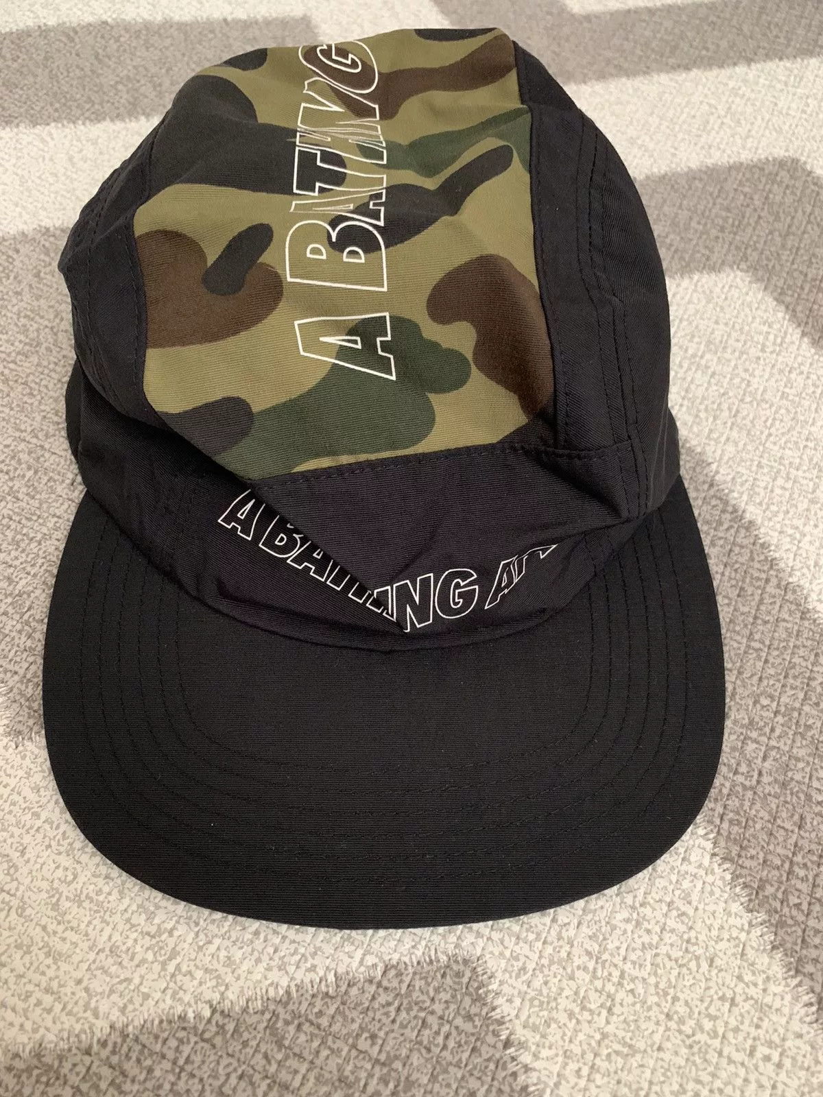 Bape Hats Bape 1st Camo Jet Cap Black