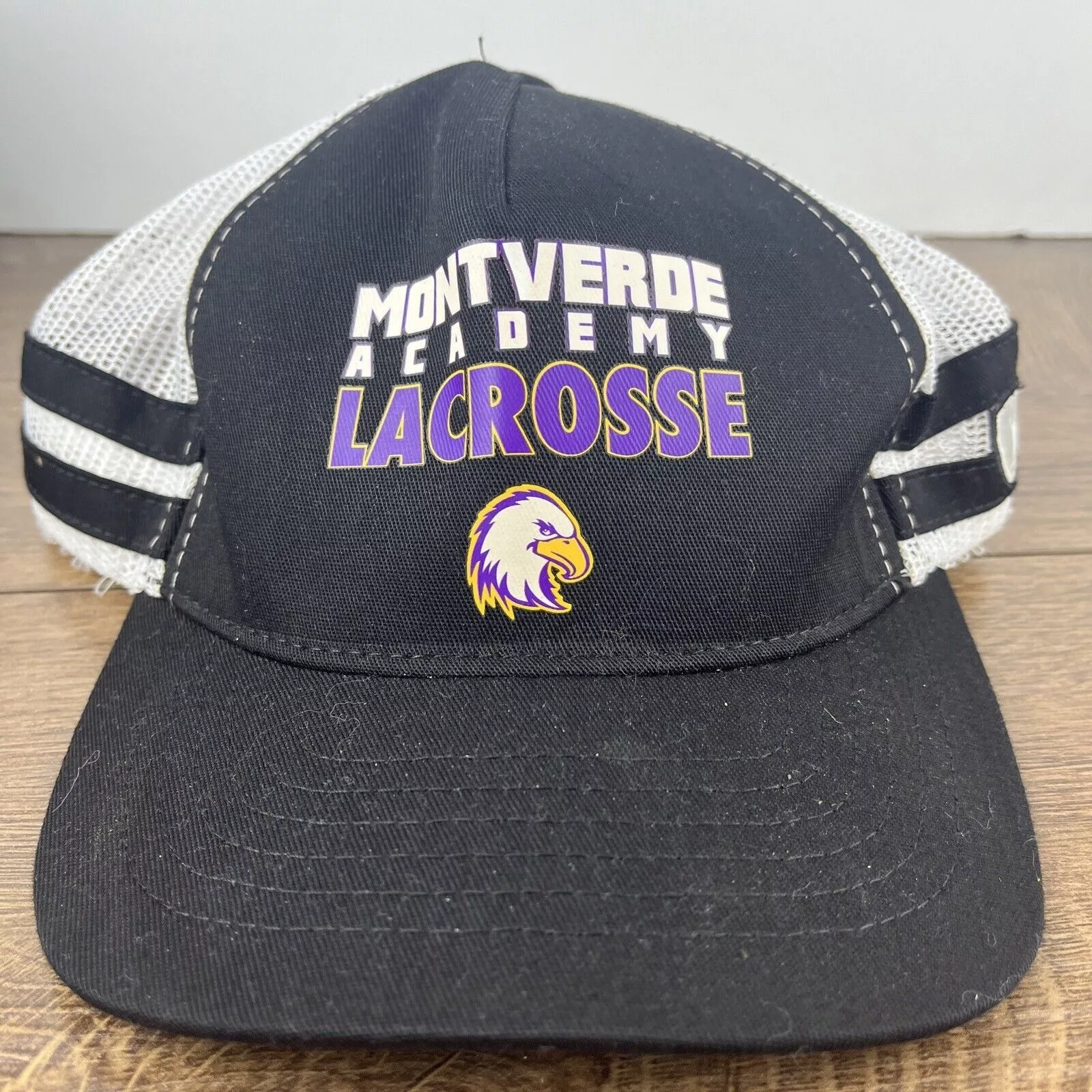 Other Hats Other Mountverde Academy Lacrosse Hat Eagles Black Hat Adjustable