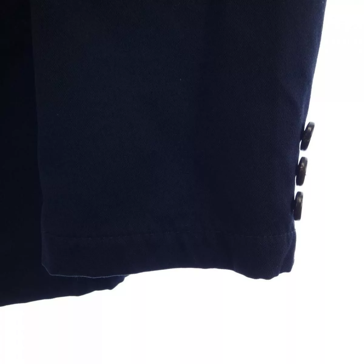 Comme des Garcons Light Jackets Comme des Garcons Jacket Tailored Cotton Plain Black