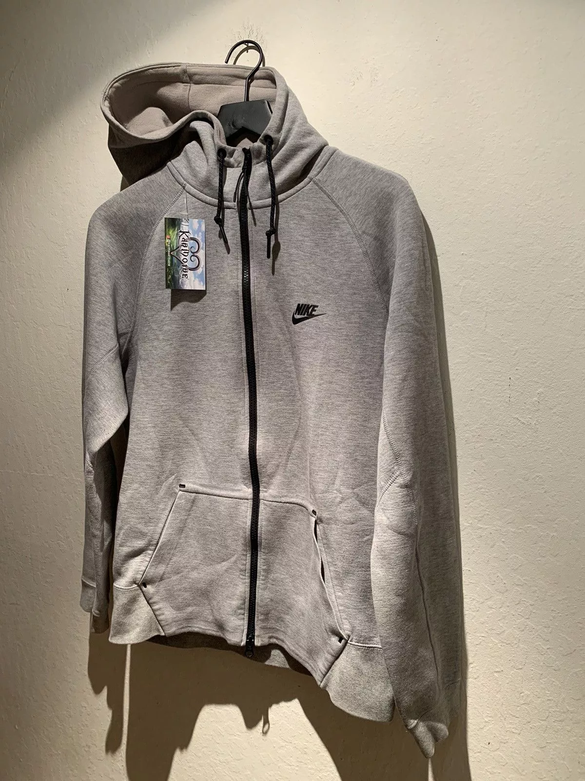 Nike Light Jackets Nike × Vintage *RARE* Nike 1st Gen OG Tech Fleece Zip Hoodie Jacket - M Multi