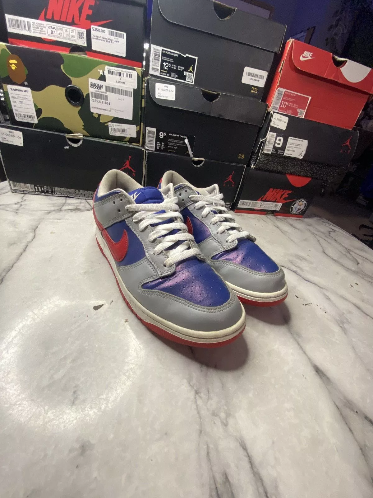 Nike Low Top Sneakers Nike Dunk low Samba Blue