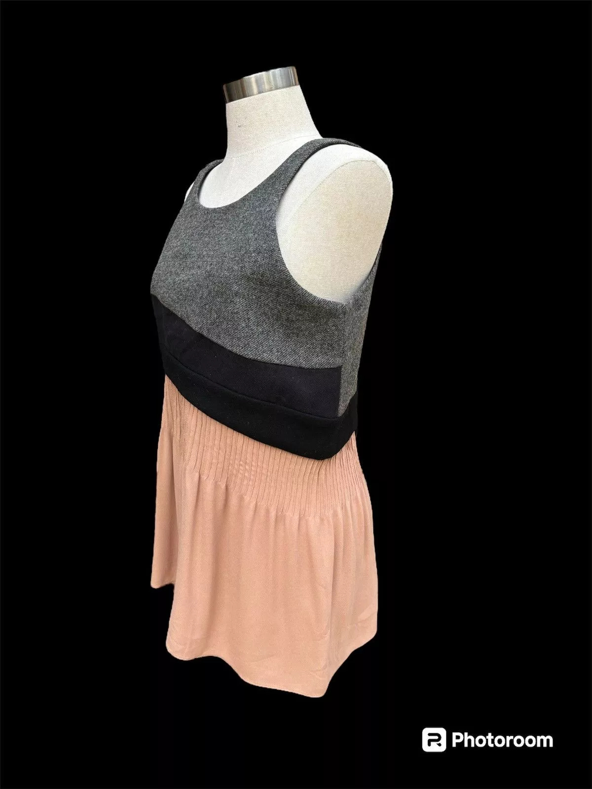 Marni Tank Tops Marni Layered asymmetrical top Gray