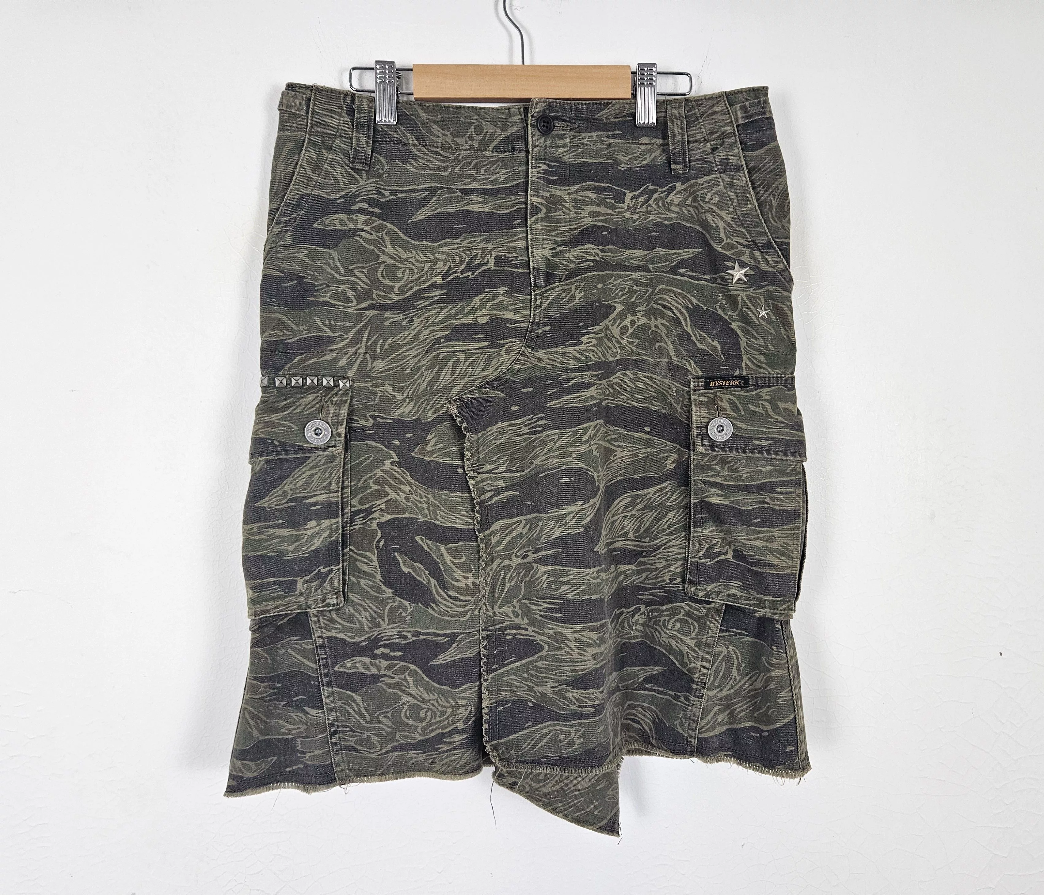 Hysteric Glamour Mini Skirts Hysteric Glamour × Japanese Brand Hysteric Glamour Camouflage Tiger Stripe Skirt Multi Streetwear