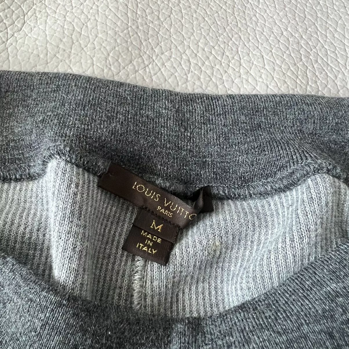 Louis Vuitton Sweatpants Louis Vuitton Grey Cotton Wool Mixed Sweatpants Gray