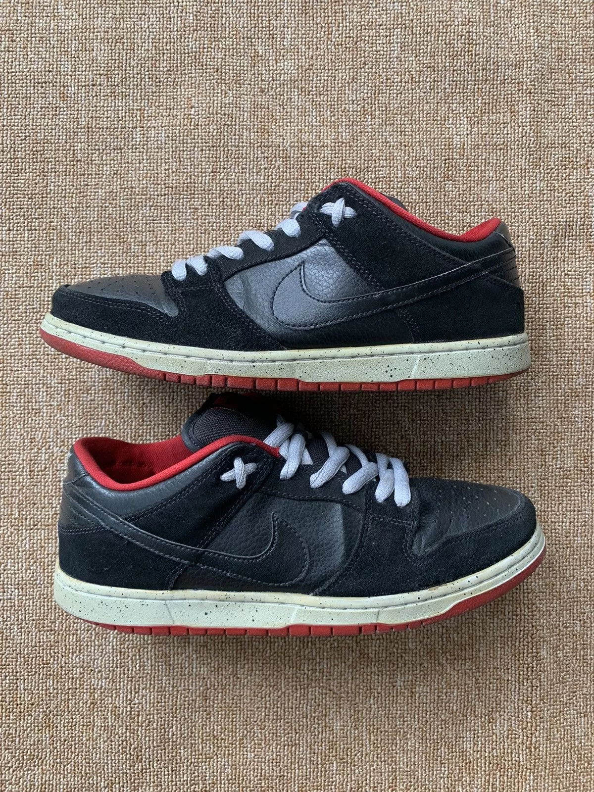 Nike Low Top Sneakers Nike Dunk Low Pro Sb Black Cement '15 Gray