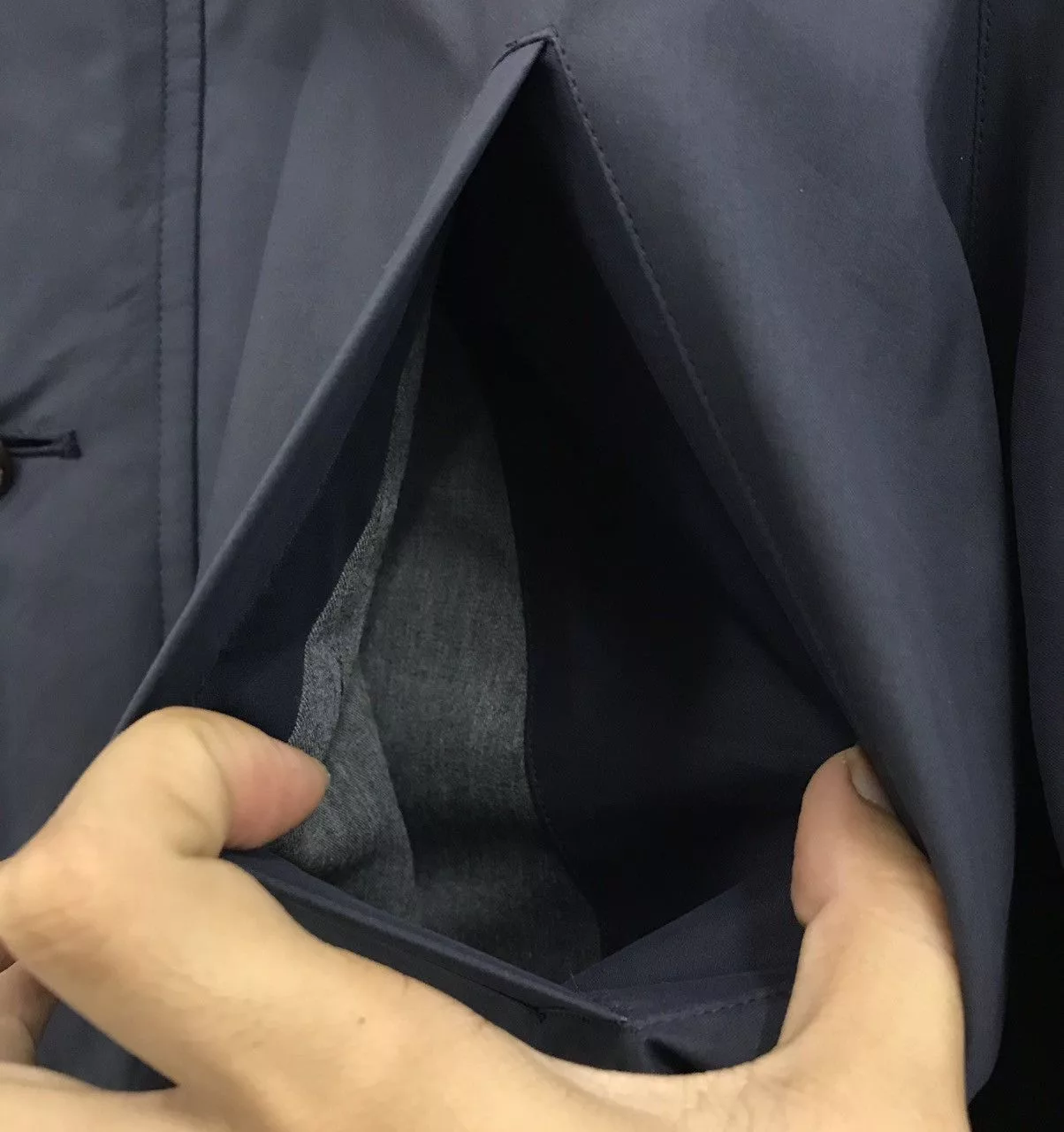 Burberry Light Jackets BURBERRYS LONG JACKET Blue