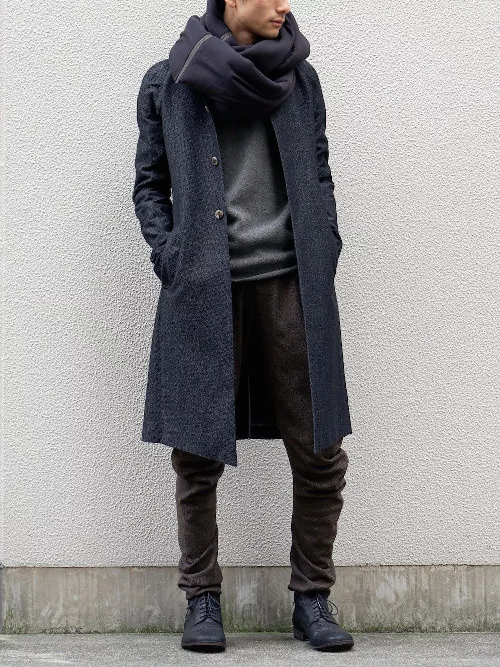 Devoa Gloves Scarves No Further Reduction - Snood silk & cotton DEVOA Black