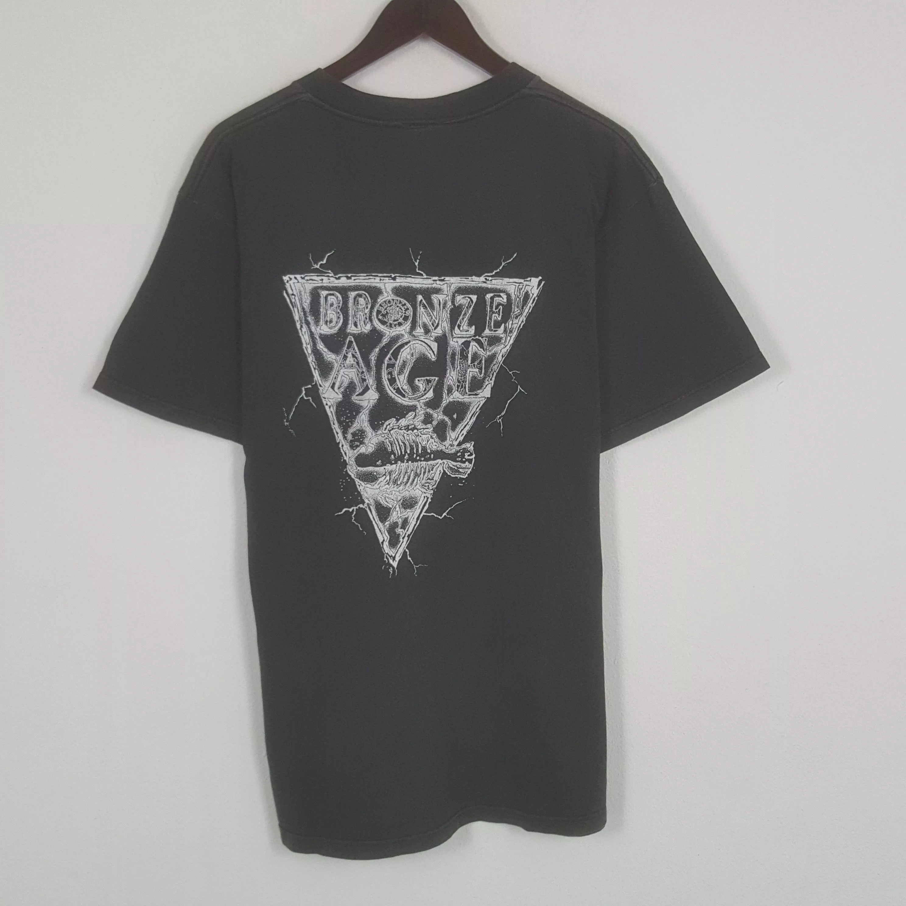 Vintage Short Sleeve T Shirts Vintage Bronze Age Tshirt Black