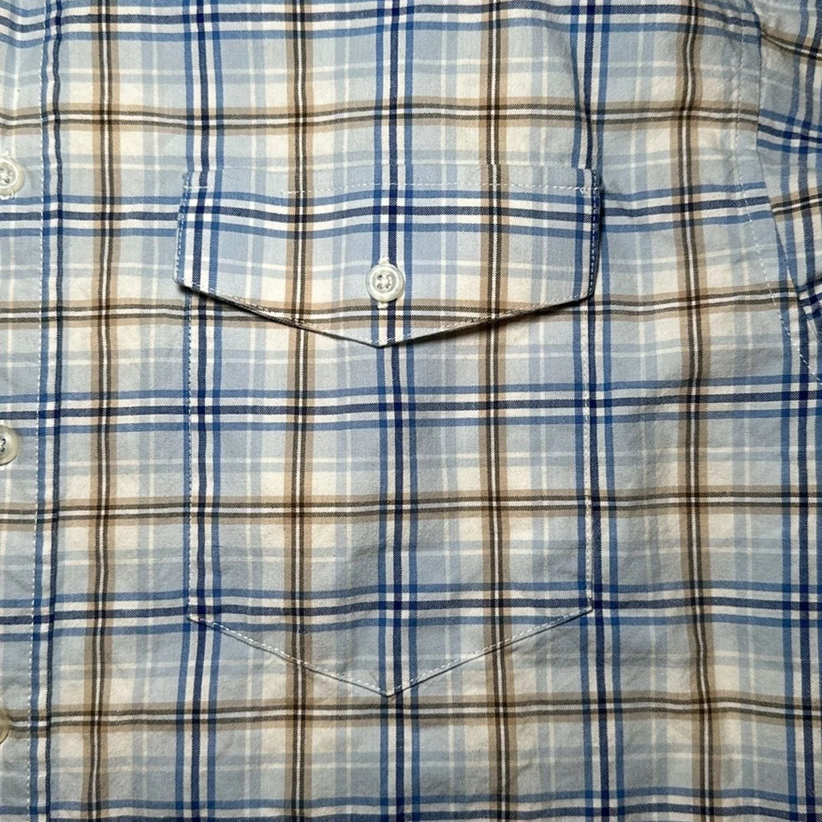 Panhandle Slim Shirts Button Ups Panhandle Slim Long Sleeve Button Down - Large Blue