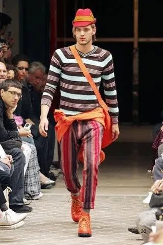 Junya Watanabe Casual Pants SS 2005 Junya Watanabe Patchwork Scraps Mountaineering Pants Red